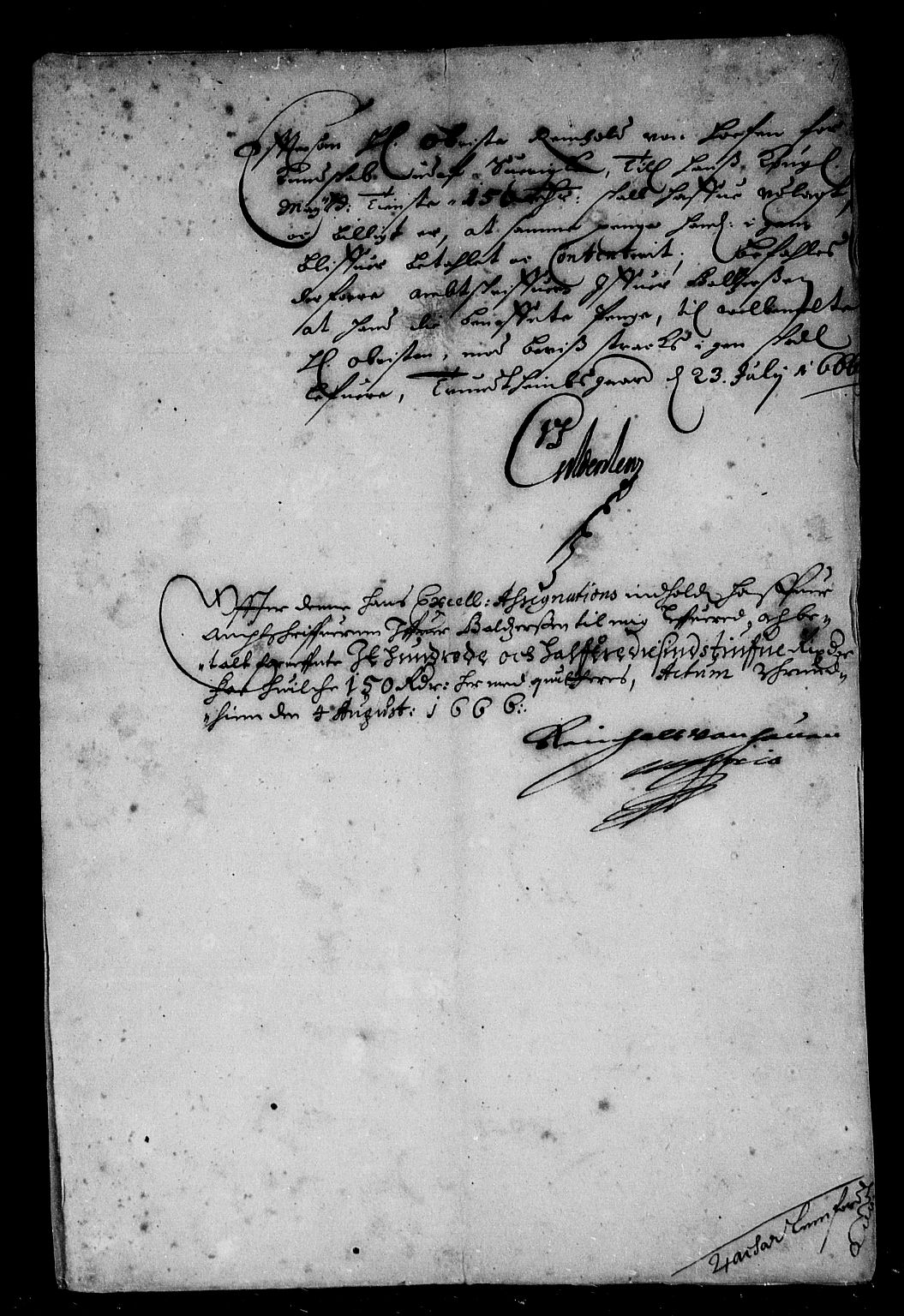 Rentekammeret inntil 1814, Reviderte regnskaper, Stiftamtstueregnskaper, Trondheim stiftamt og Nordland amt, AV/RA-EA-6044/R/Rd/L0019: Trondheim stiftamt, 1665-1666