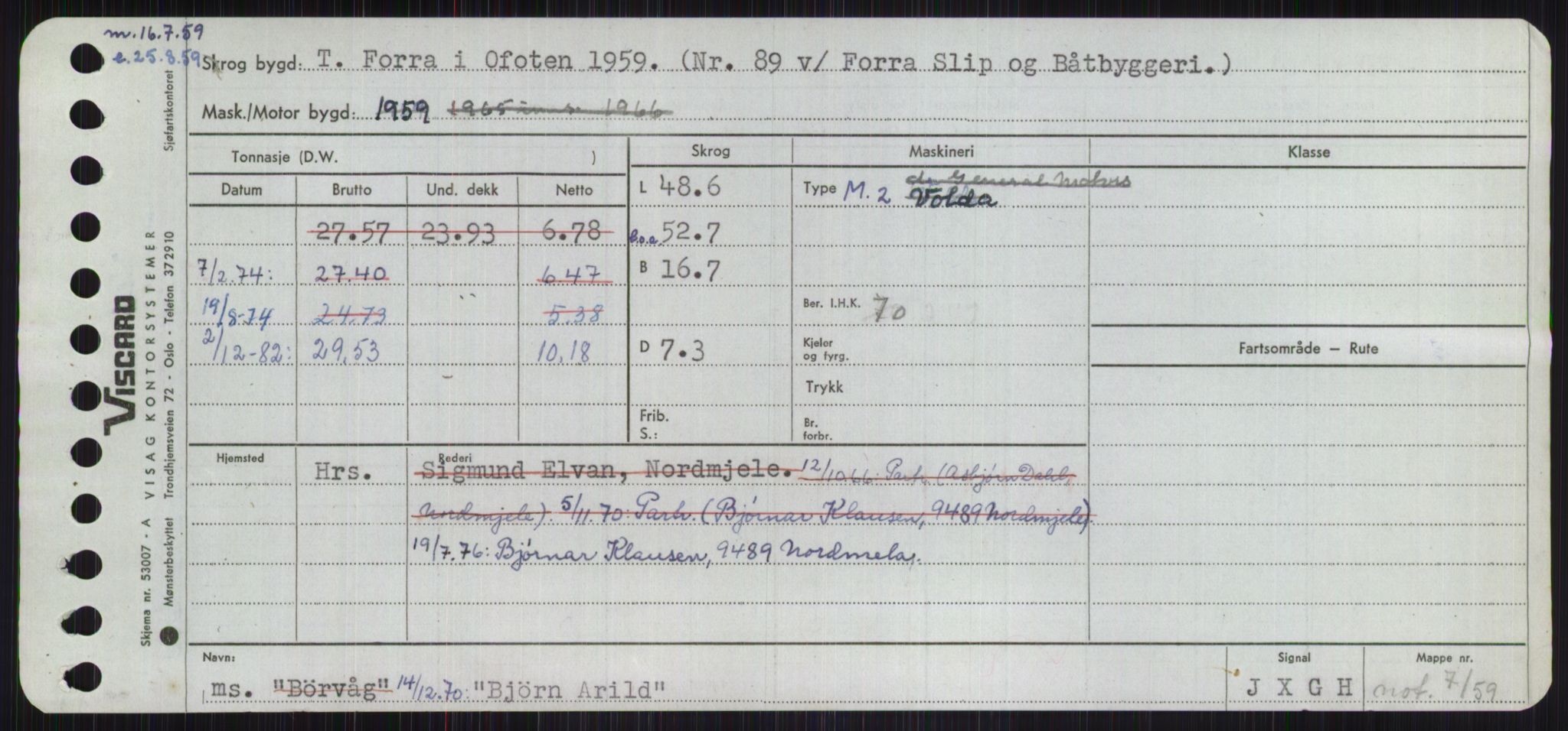 Sjøfartsdirektoratet med forløpere, Skipsmålingen, AV/RA-S-1627/H/Ha/L0001/0002: Fartøy, A-Eig / Fartøy Bjør-Eig, p. 13