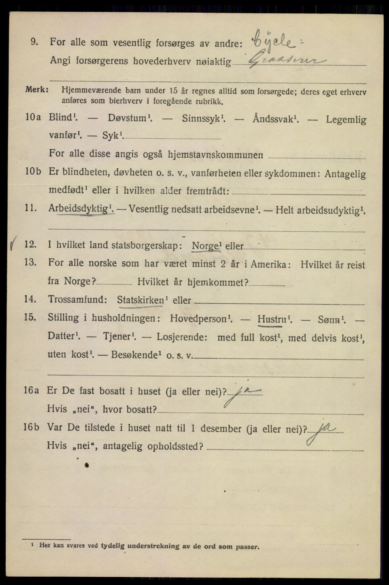 SAO, 1920 census for Kristiania, 1920, p. 652988