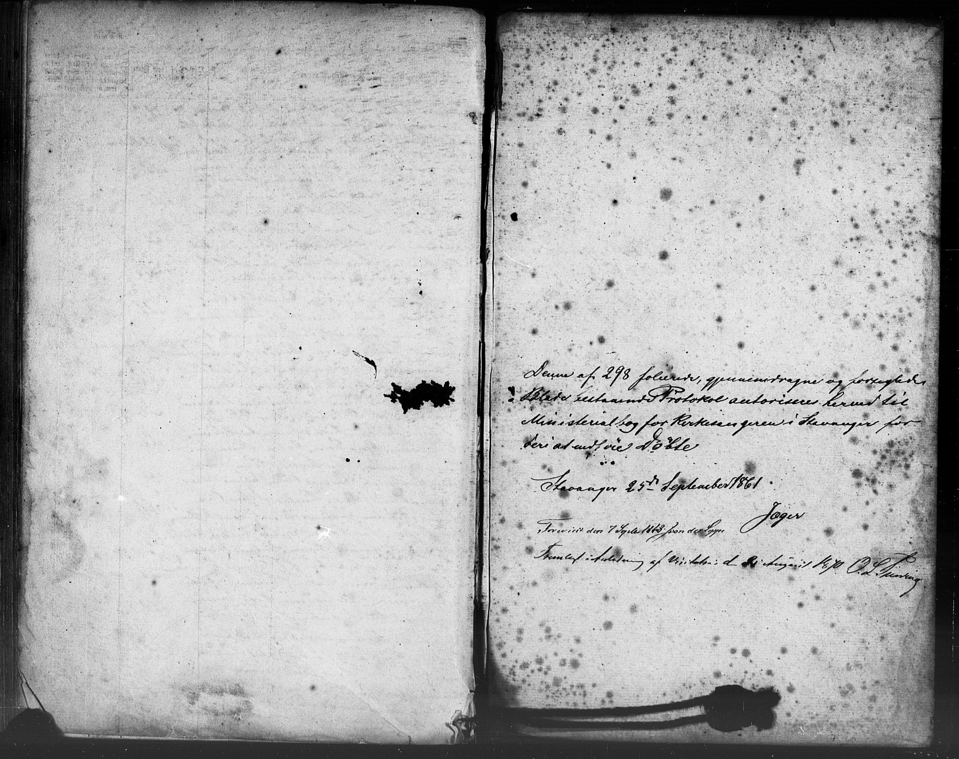 Domkirken sokneprestkontor, AV/SAST-A-101812/001/30/30BB/L0012: Parish register (copy) no. B 12, 1860-1871