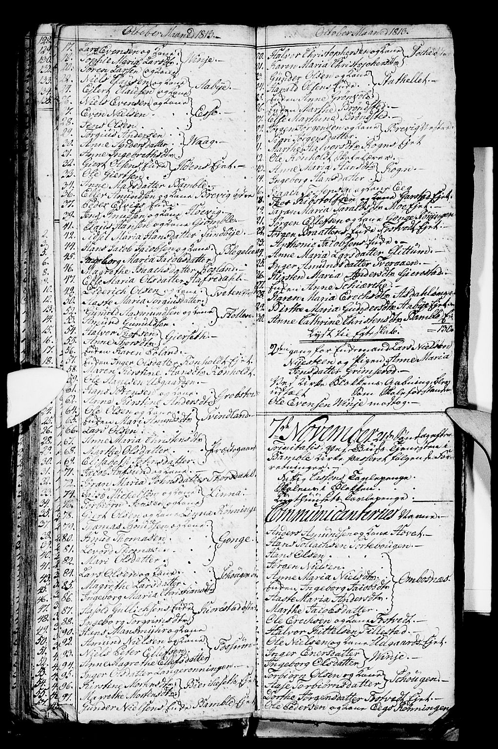 Bamble kirkebøker, AV/SAKO-A-253/G/Ga/L0004: Parish register (copy) no. I 4, 1808-1814