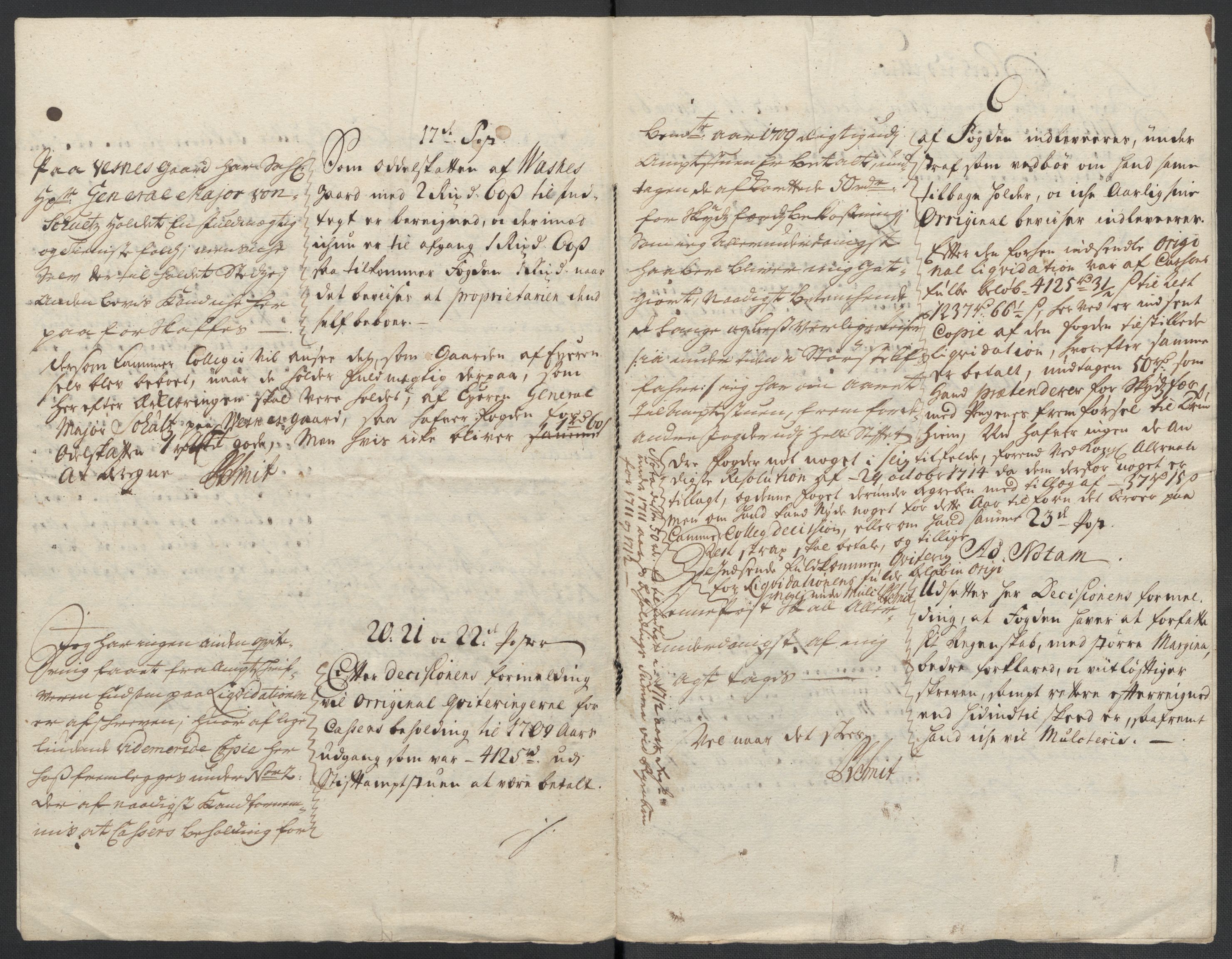 Rentekammeret inntil 1814, Reviderte regnskaper, Fogderegnskap, AV/RA-EA-4092/R55/L3659: Fogderegnskap Romsdal, 1709-1710, p. 242