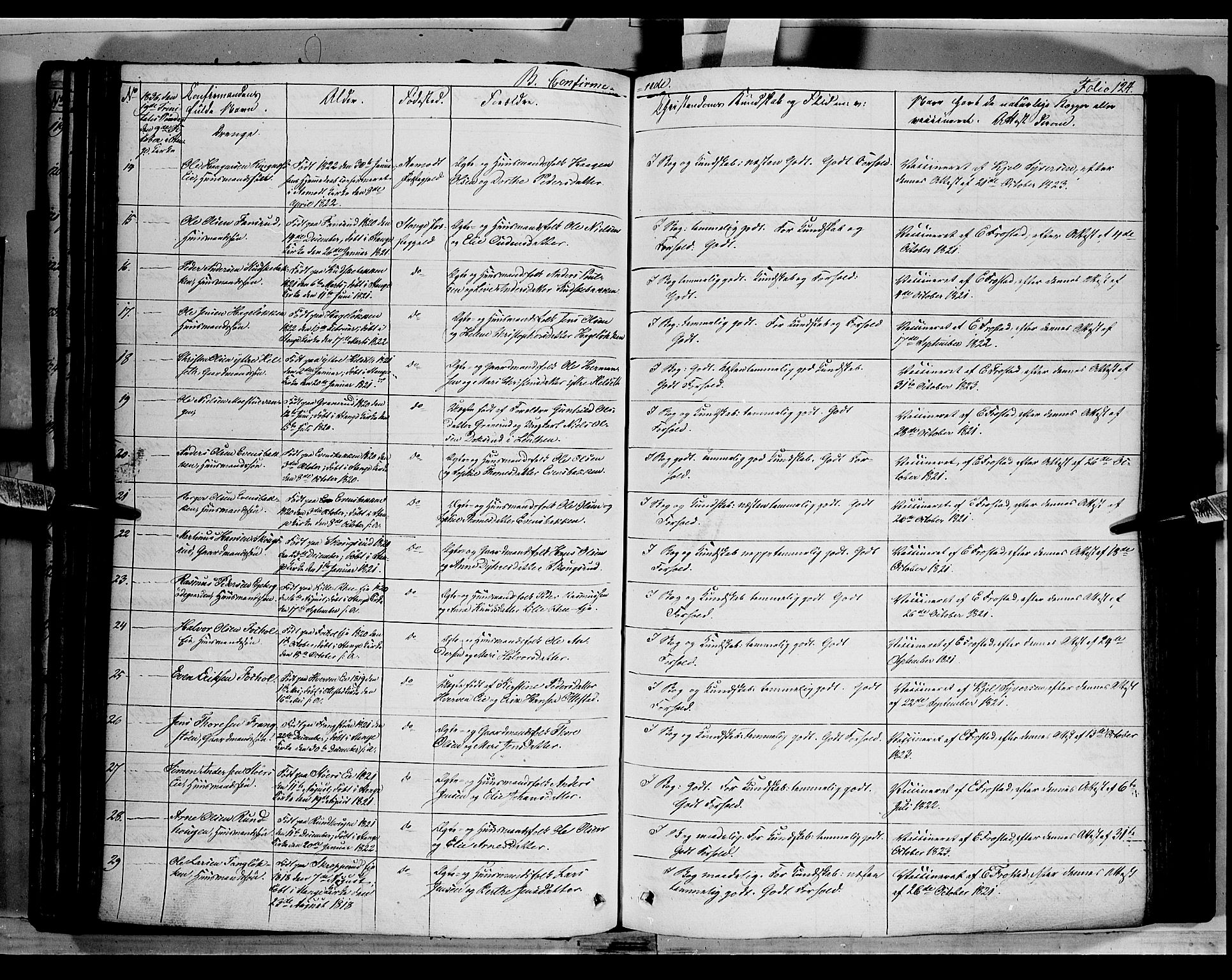 Stange prestekontor, AV/SAH-PREST-002/K/L0010: Parish register (official) no. 10, 1835-1845, p. 124