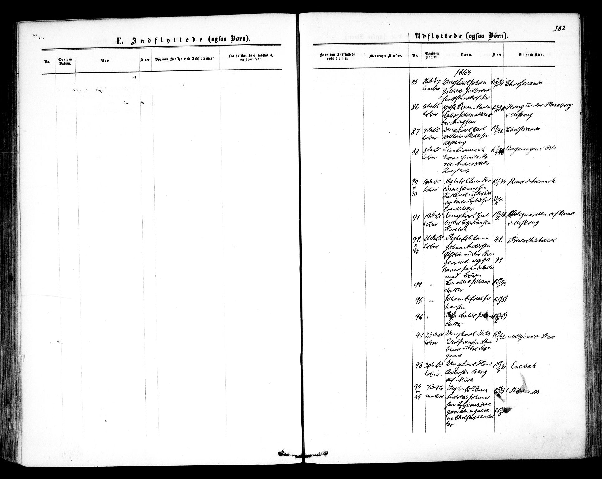 Høland prestekontor Kirkebøker, SAO/A-10346a/F/Fa/L0011: Parish register (official) no. I 11, 1862-1869, p. 382
