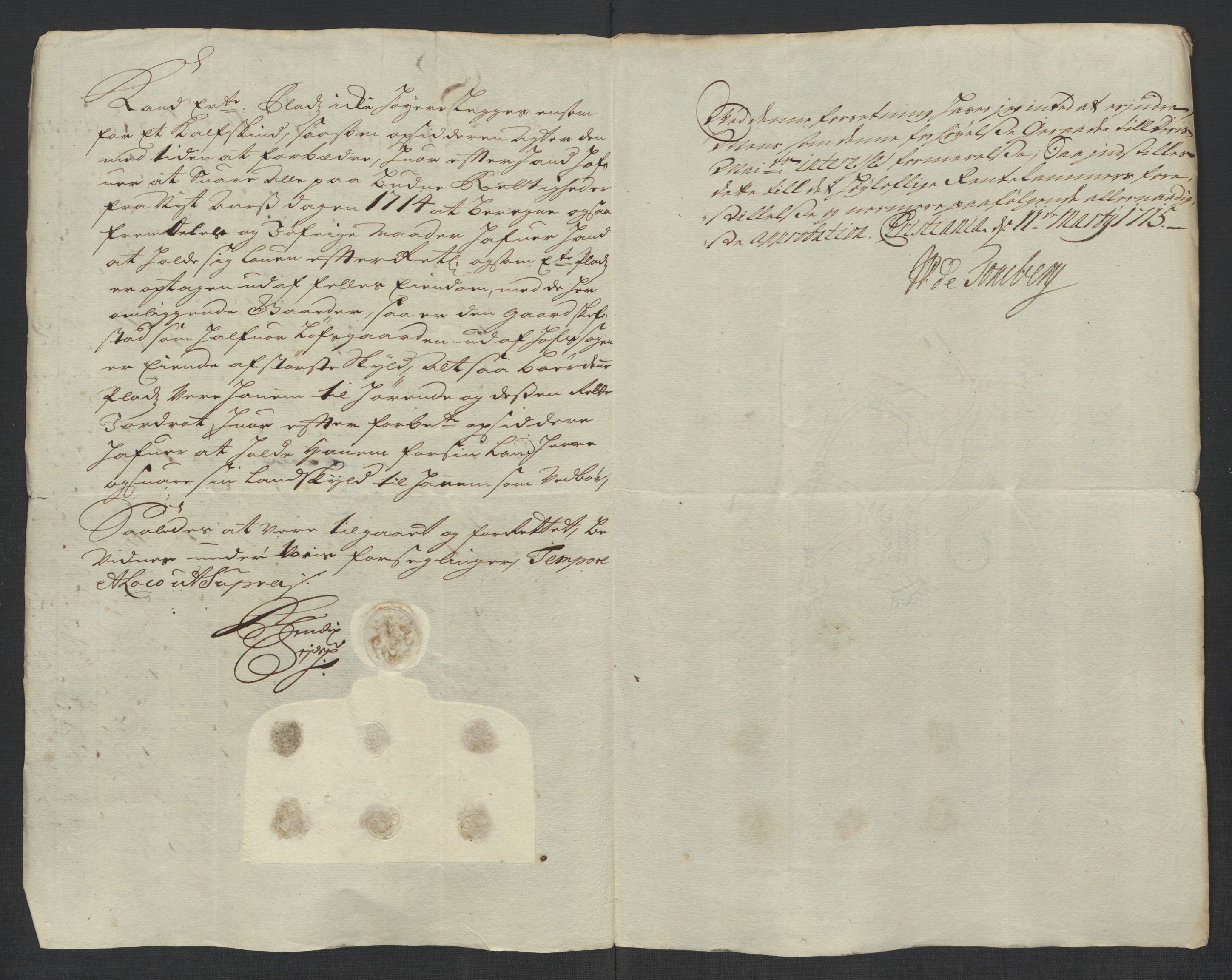Rentekammeret inntil 1814, Reviderte regnskaper, Fogderegnskap, RA/EA-4092/R13/L0852: Fogderegnskap Solør, Odal og Østerdal, 1714, p. 114