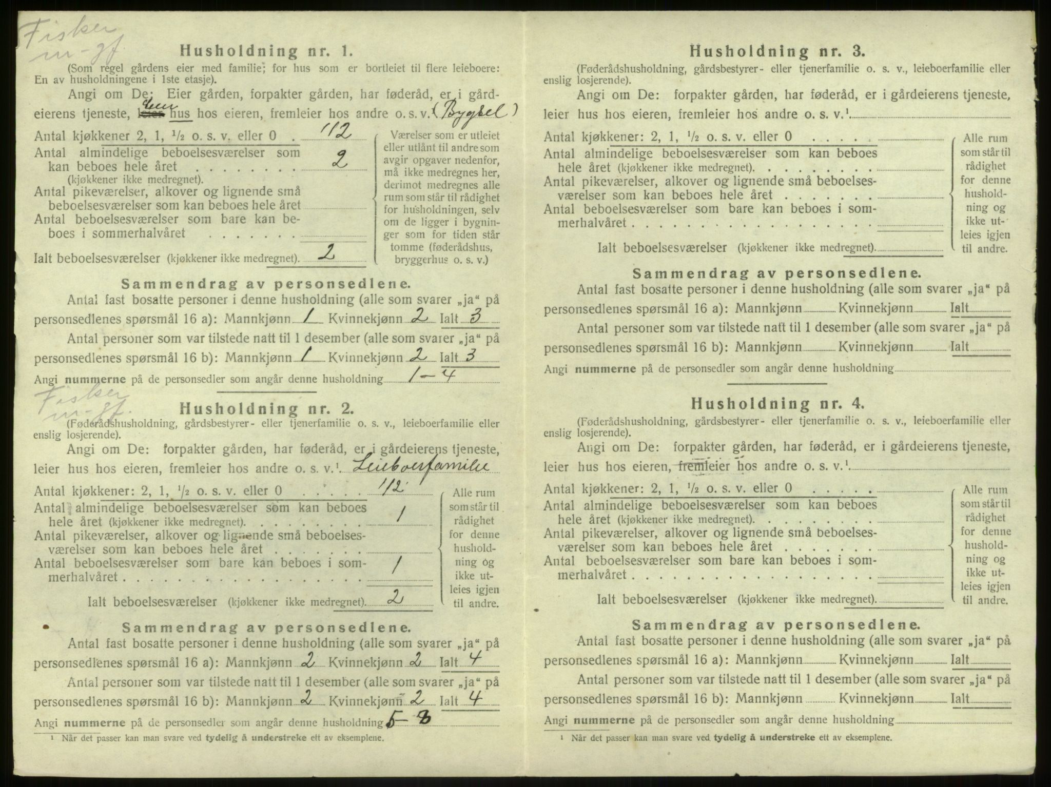 SAB, 1920 census for Sør-Vågsøy, 1920, p. 194