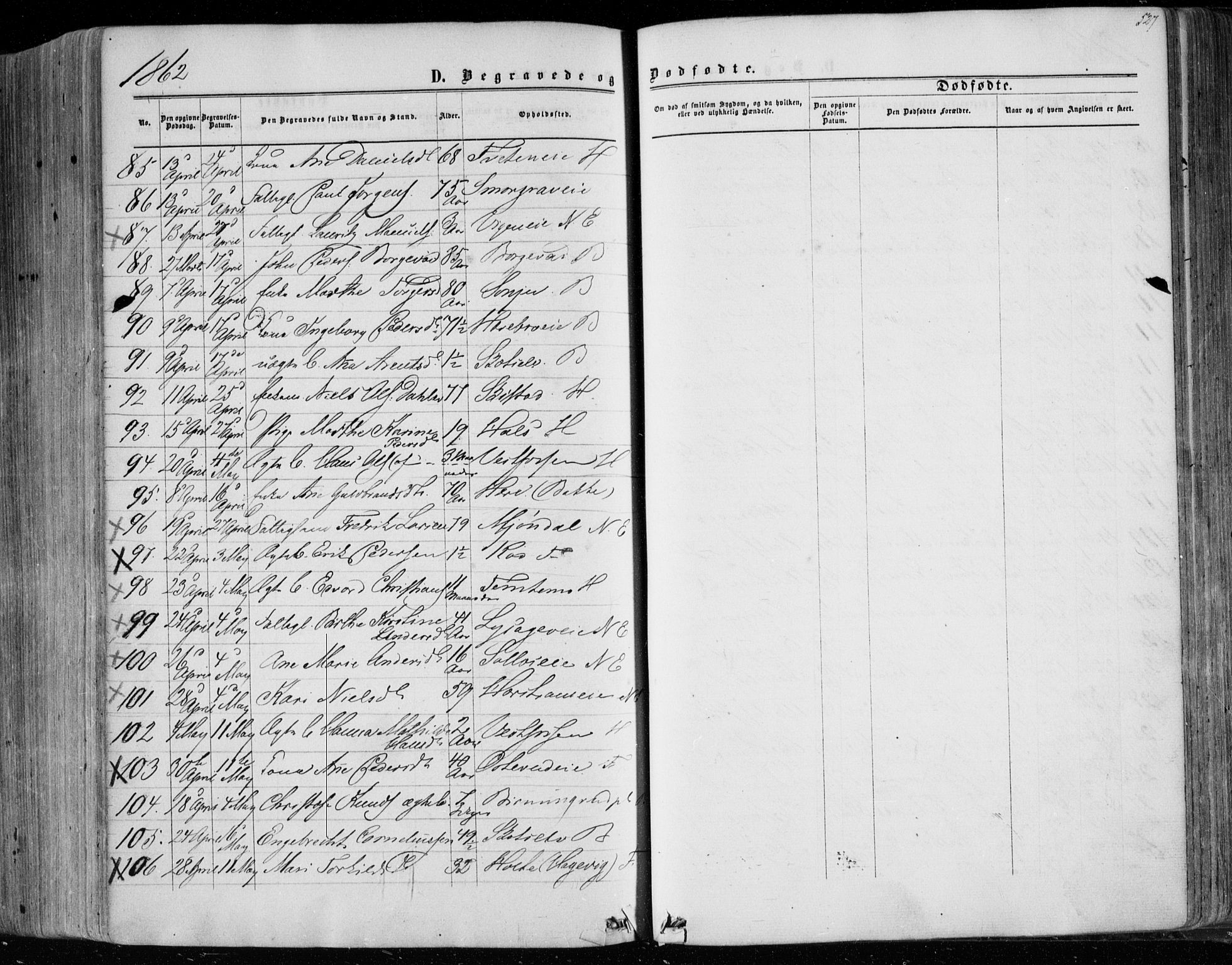 Eiker kirkebøker, AV/SAKO-A-4/F/Fa/L0016: Parish register (official) no. I 16, 1860-1868, p. 527