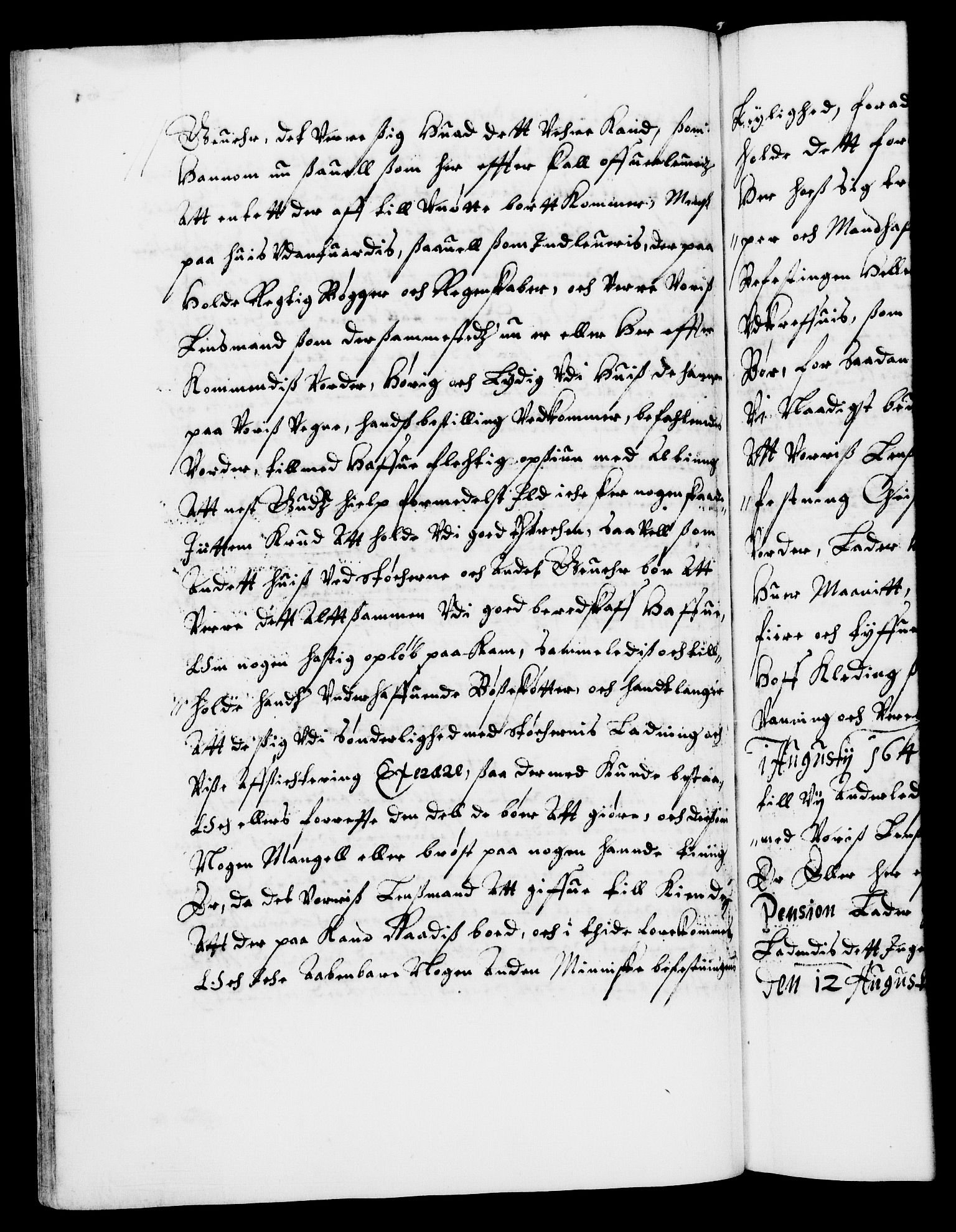 Danske Kanselli 1572-1799, AV/RA-EA-3023/F/Fc/Fca/Fcaa/L0006: Norske registre (mikrofilm), 1637-1642, p. 261b
