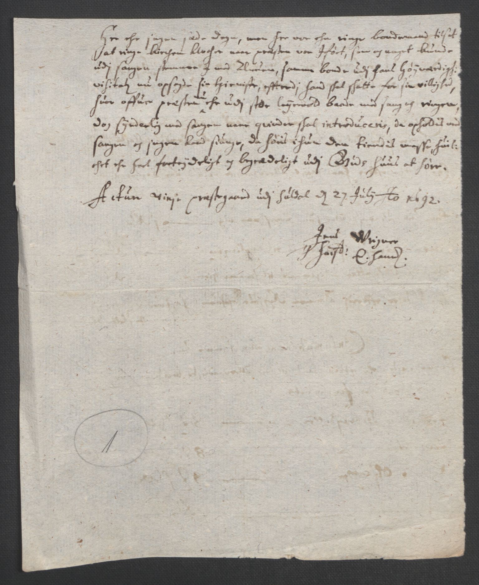 Rentekammeret inntil 1814, Reviderte regnskaper, Fogderegnskap, AV/RA-EA-4092/R47/L2856: Fogderegnskap Ryfylke, 1689-1693, p. 463