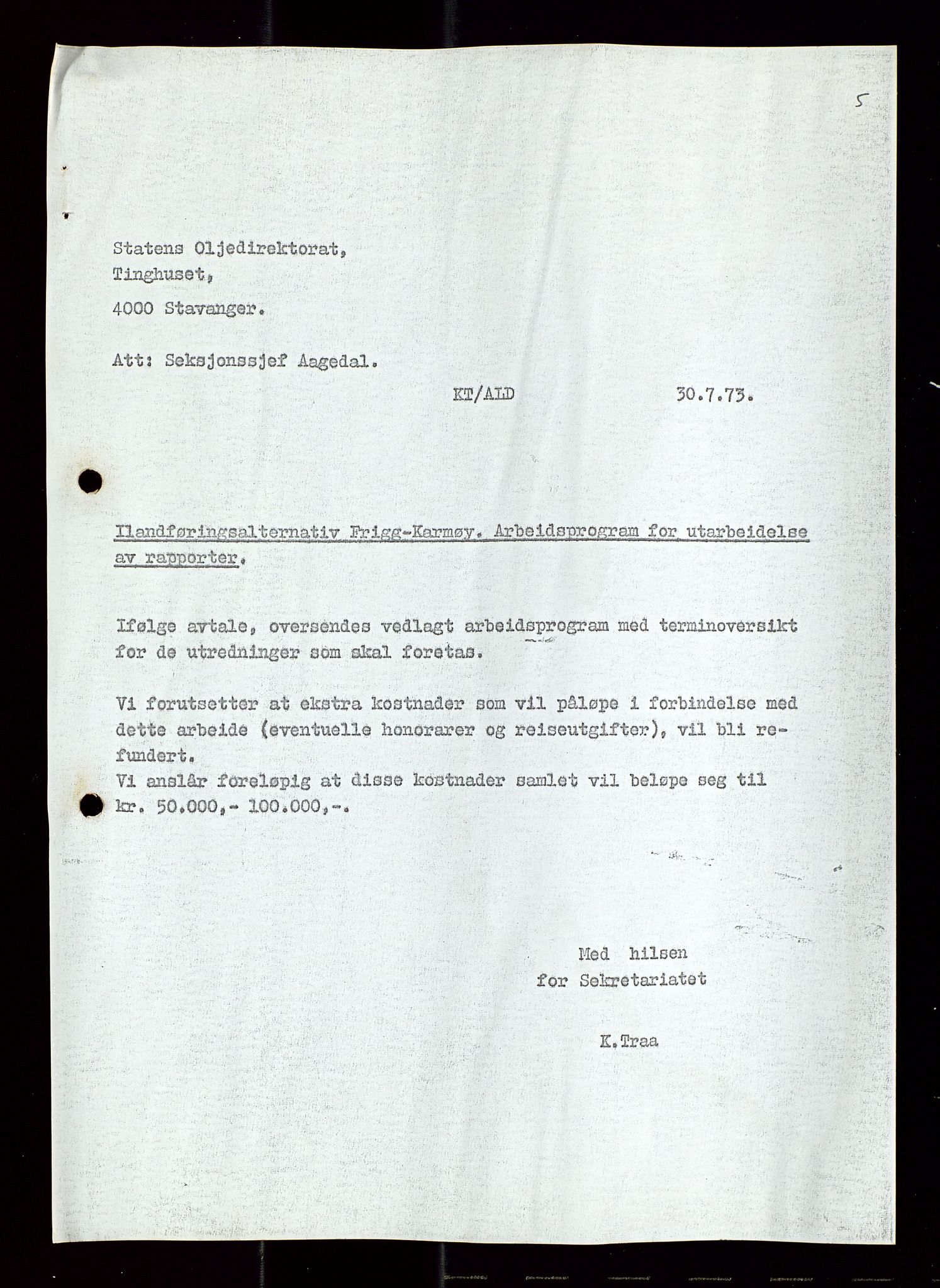 Industridepartementet, Oljekontoret, AV/SAST-A-101348/Di/L0004: DWP, møter, komite`møter, 761 forskning/teknologi, 1972-1975, p. 13