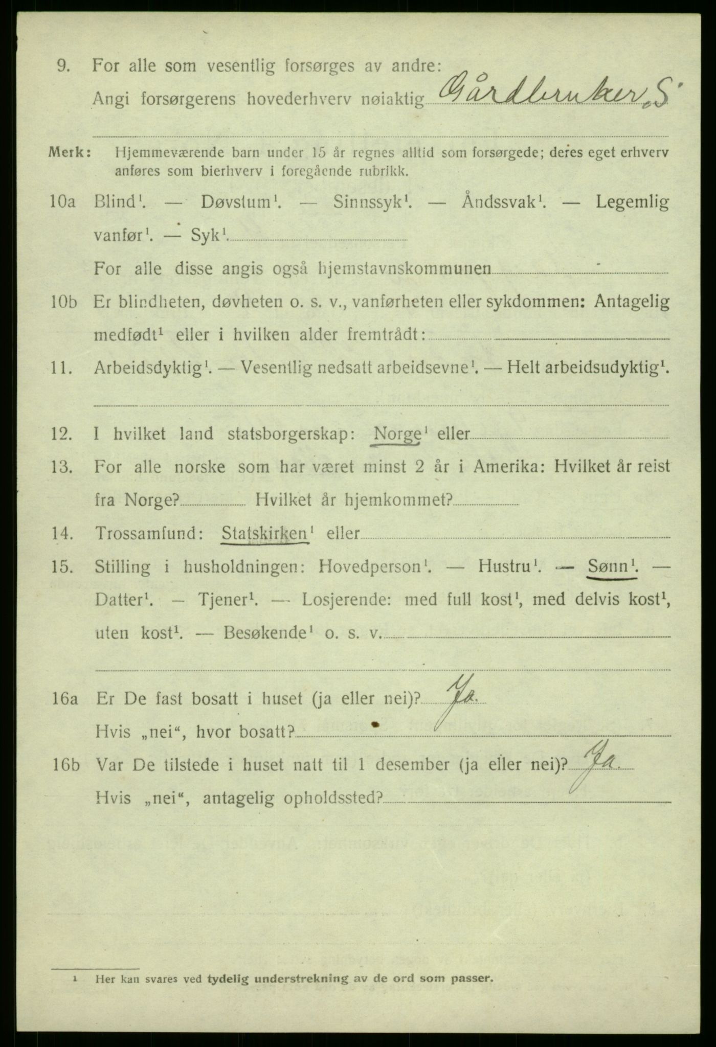 SAB, 1920 census for Masfjorden, 1920, p. 1402