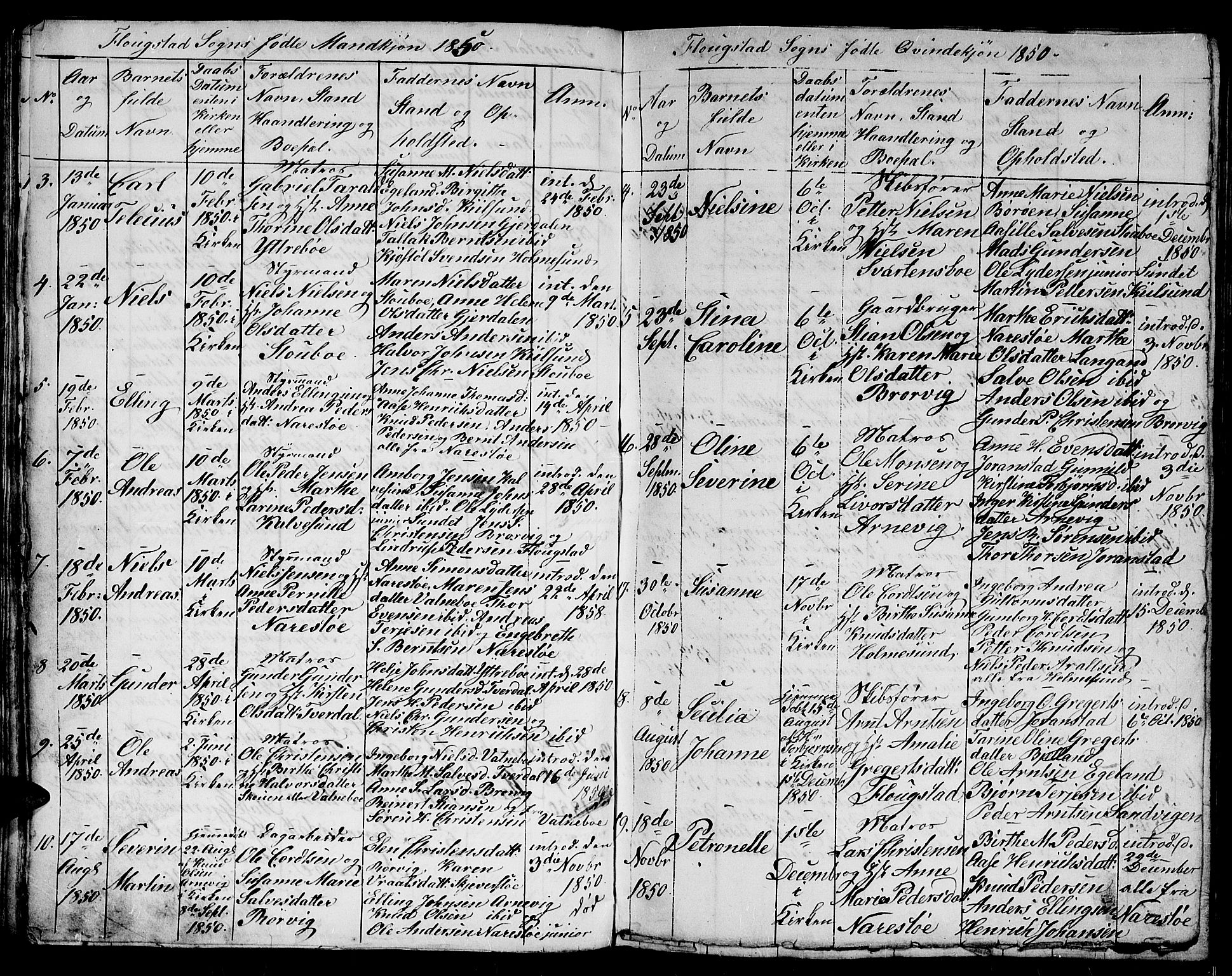 Dypvåg sokneprestkontor, AV/SAK-1111-0007/F/Fb/Fbb/L0001: Parish register (copy) no. B 1, 1816-1850