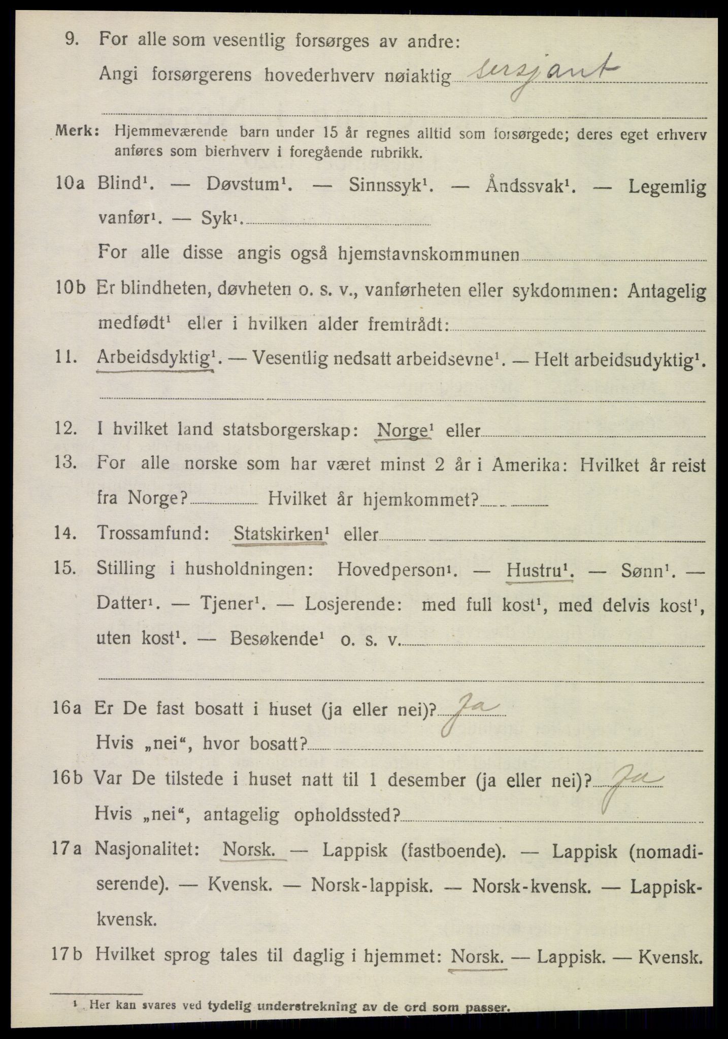 SAT, 1920 census for Hattfjelldal, 1920, p. 2875