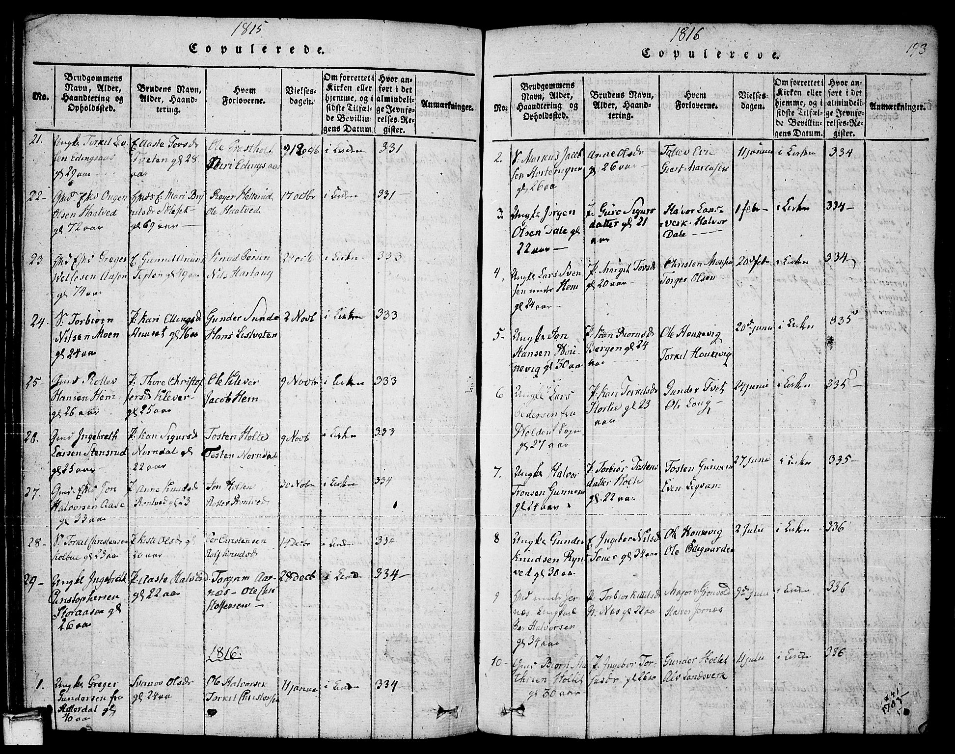 Sauherad kirkebøker, SAKO/A-298/F/Fa/L0005: Parish register (official) no. I 5, 1815-1829, p. 193
