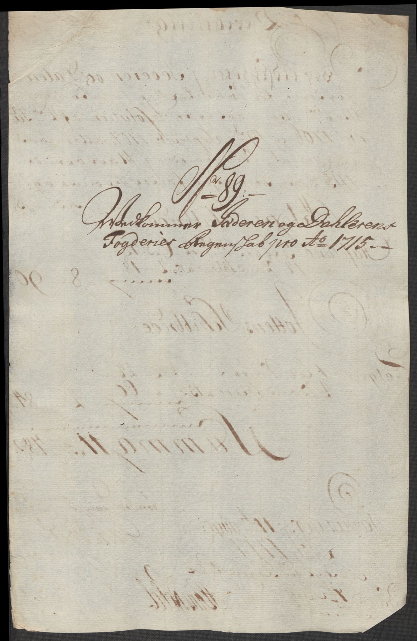 Rentekammeret inntil 1814, Reviderte regnskaper, Fogderegnskap, AV/RA-EA-4092/R46/L2740: Fogderegnskap Jæren og Dalane, 1715-1716, p. 276