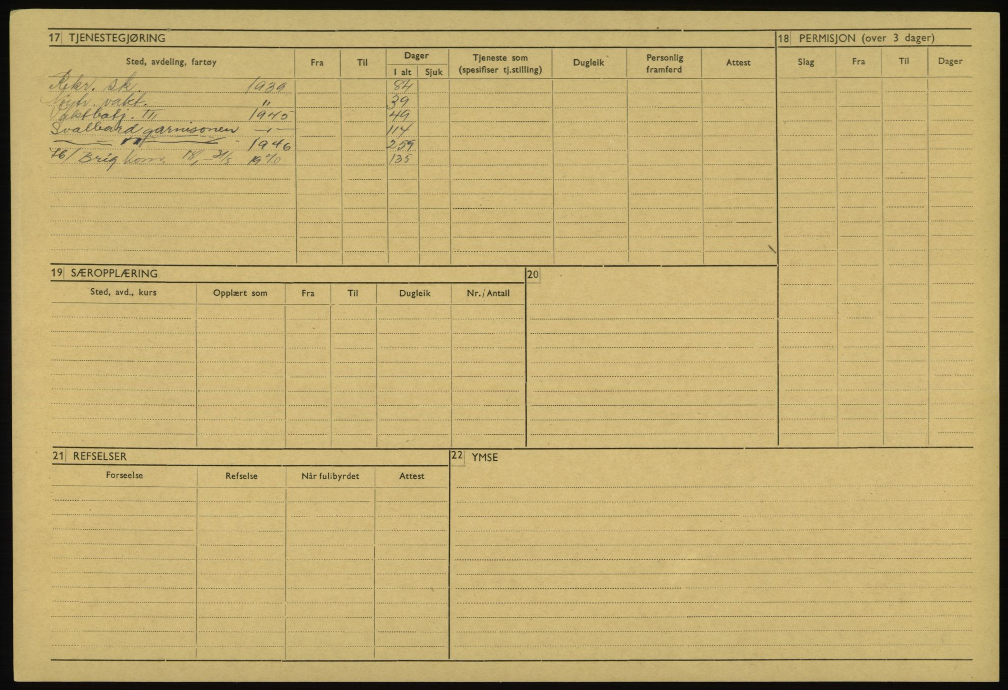 Forsvaret, Troms infanteriregiment nr. 16, AV/RA-RAFA-3146/P/Pa/L0023: Rulleblad for regimentets menige mannskaper, årsklasse 1939, 1939, p. 720