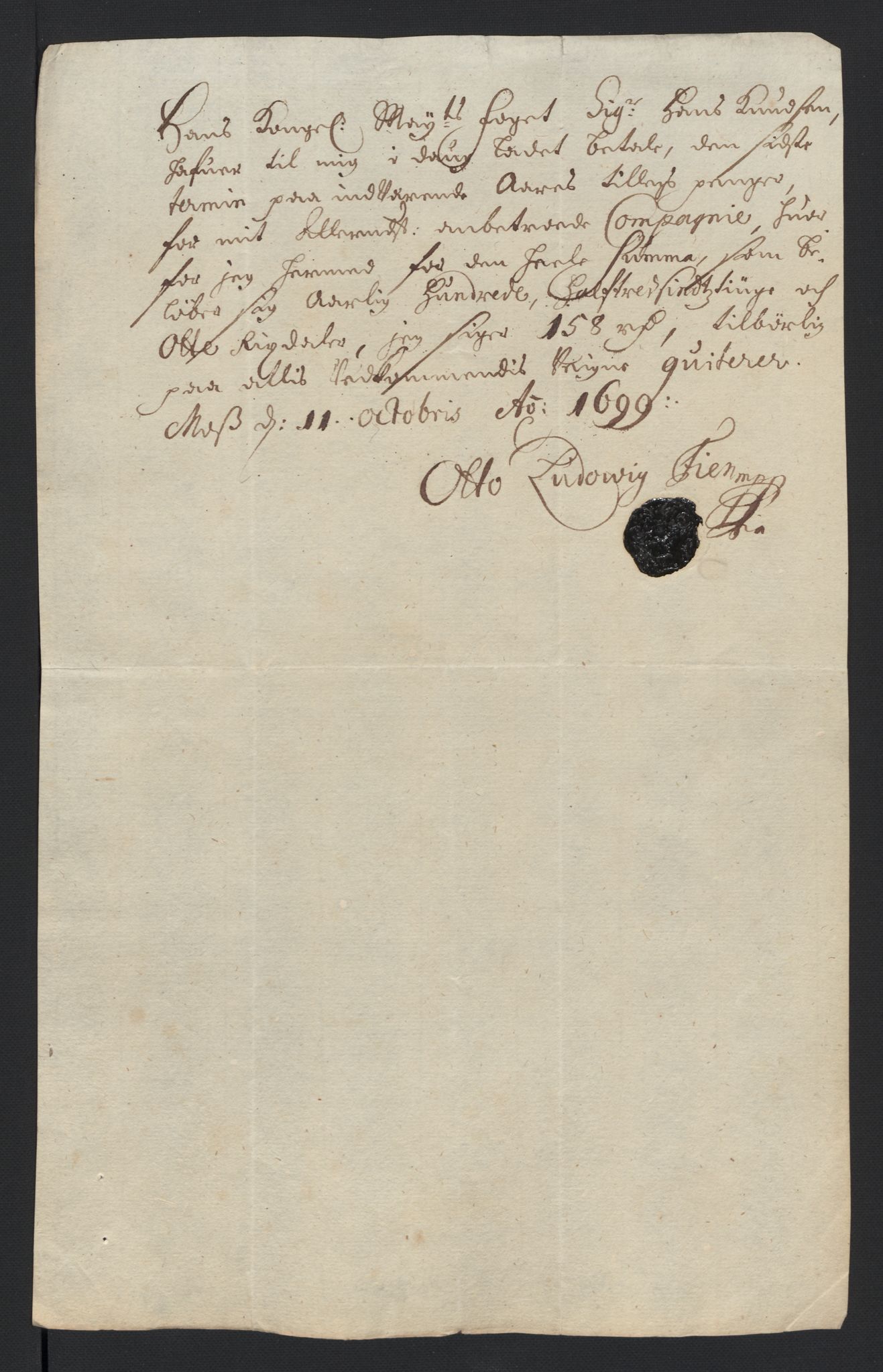 Rentekammeret inntil 1814, Reviderte regnskaper, Fogderegnskap, AV/RA-EA-4092/R04/L0128: Fogderegnskap Moss, Onsøy, Tune, Veme og Åbygge, 1699, p. 127