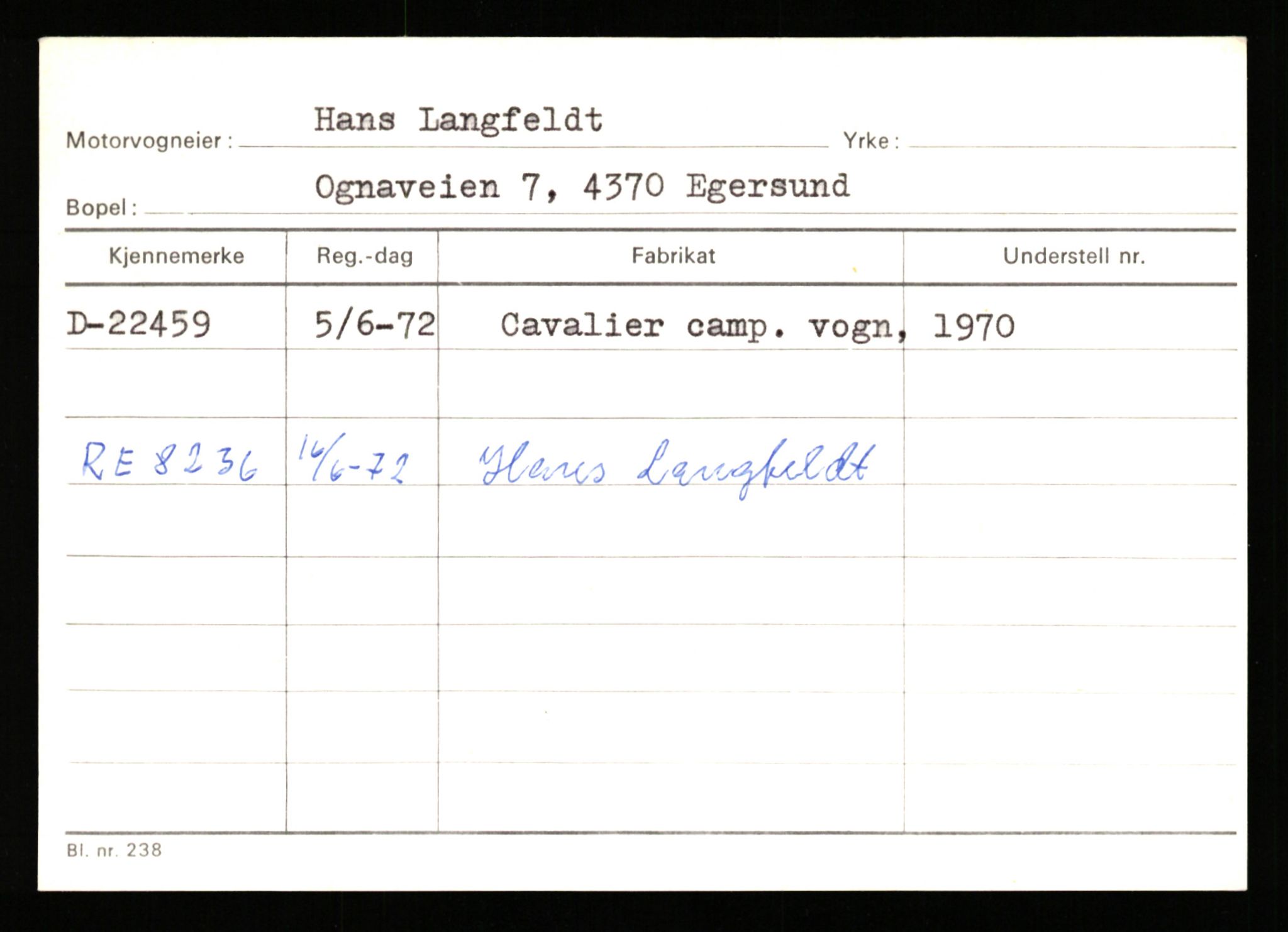 Stavanger trafikkstasjon, AV/SAST-A-101942/0/G/L0004: Registreringsnummer: 15497 - 22957, 1930-1971, p. 2993