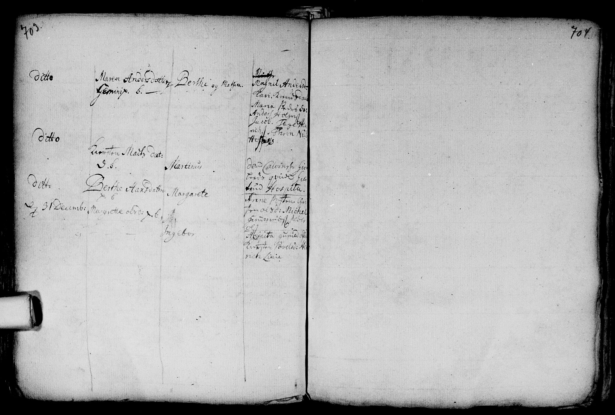 Aker prestekontor kirkebøker, SAO/A-10861/F/L0002: Parish register (official) no. 2, 1714-1720, p. 703-704