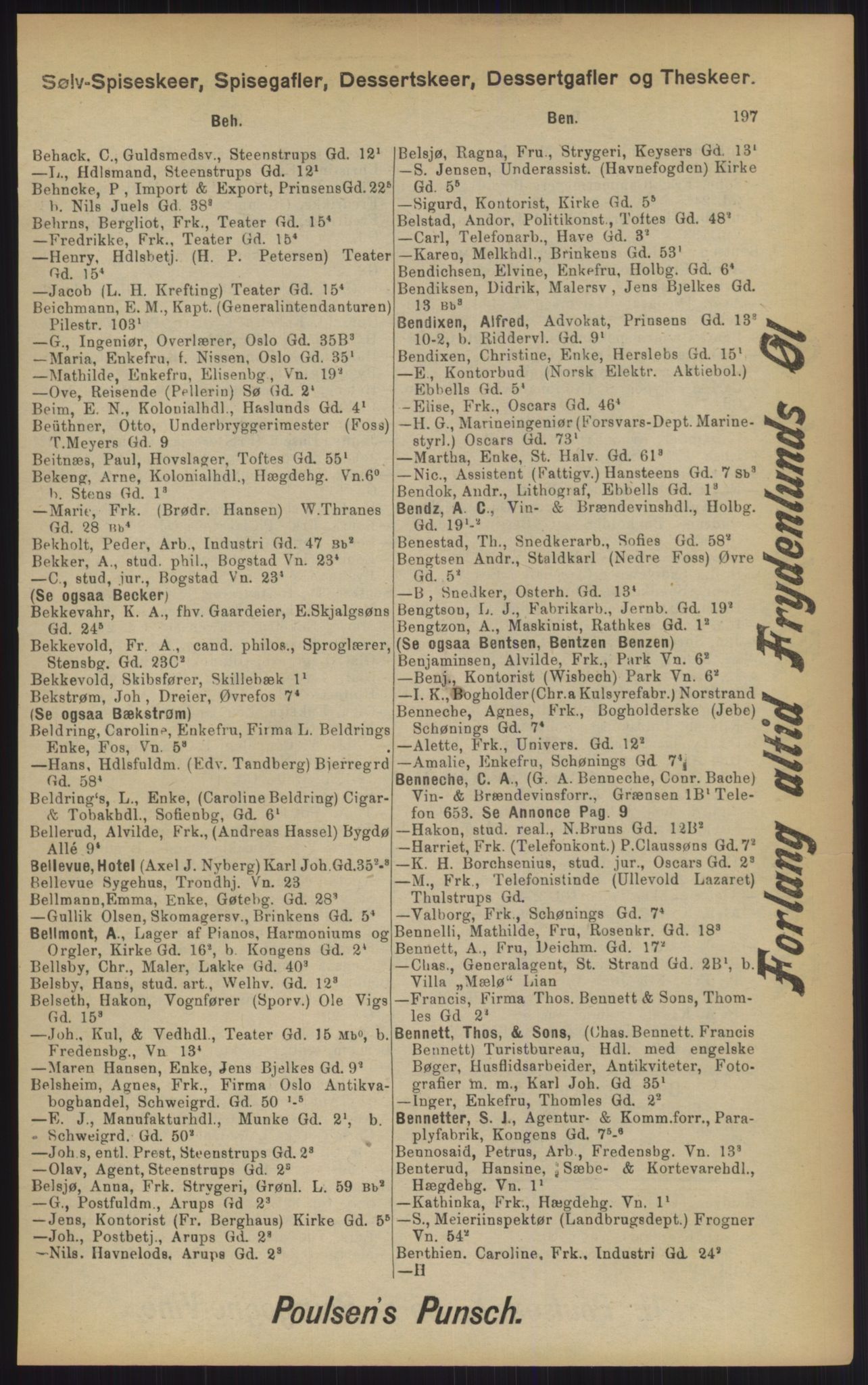 Kristiania/Oslo adressebok, PUBL/-, 1902, p. 197