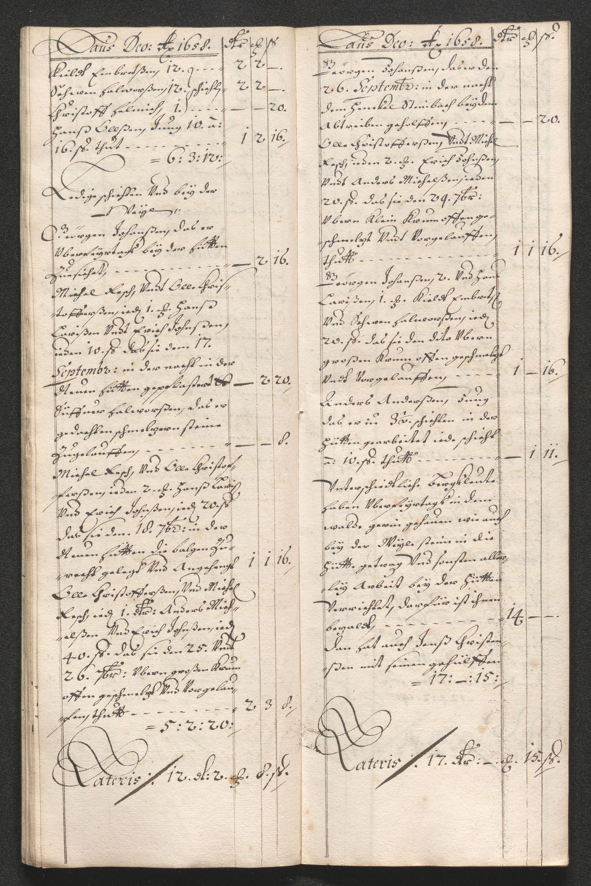 Kongsberg Sølvverk 1623-1816, AV/SAKO-EA-3135/001/D/Dc/Dcd/L0033: Utgiftsregnskap for gruver m.m. , 1658, p. 517