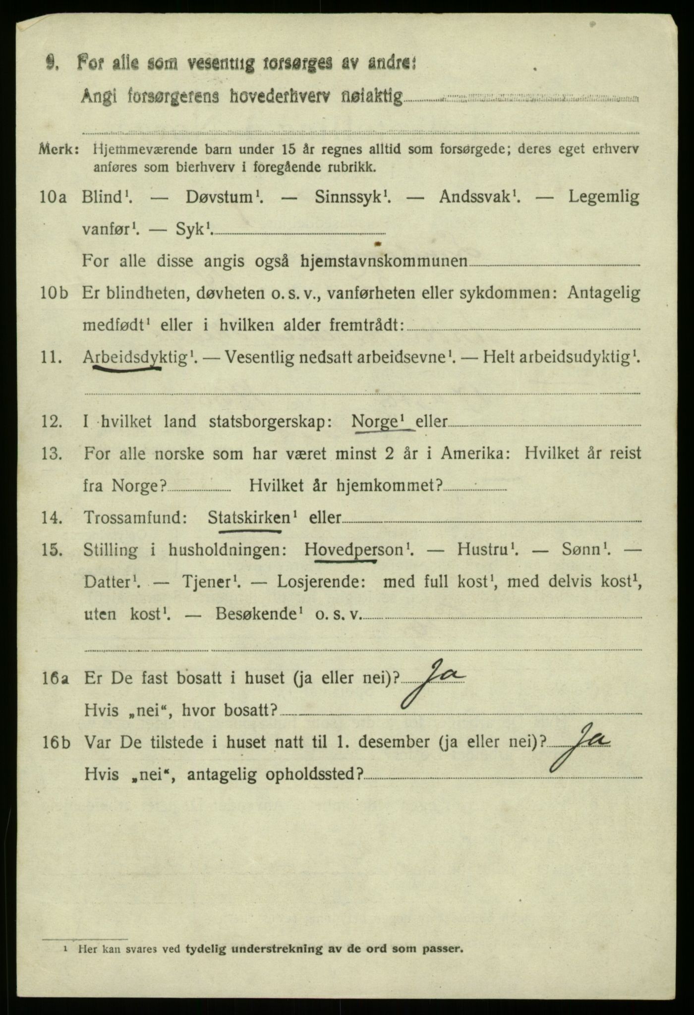 SAB, 1920 census for Lindås, 1920, p. 4750