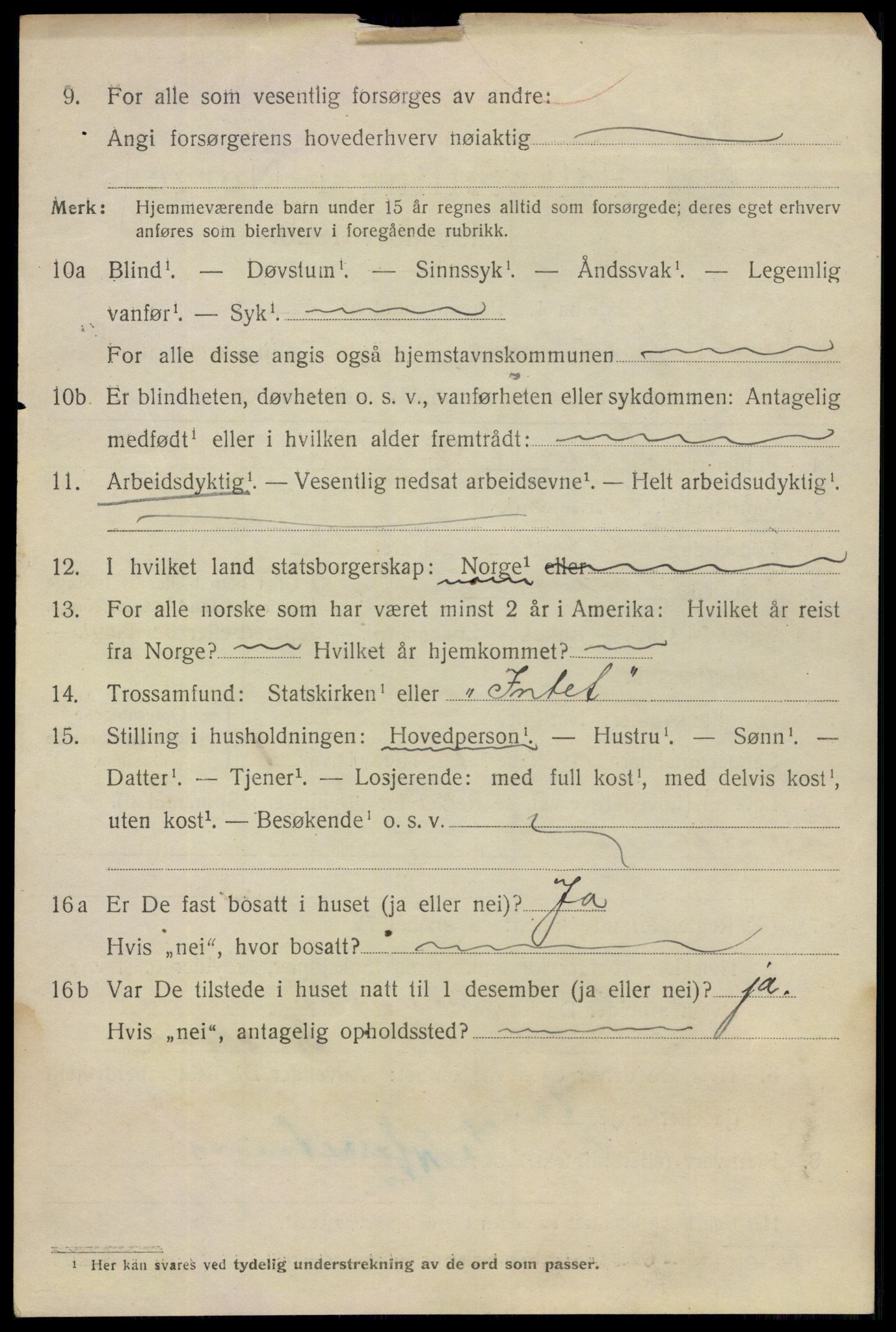 SAO, 1920 census for Fredrikstad, 1920, p. 24164