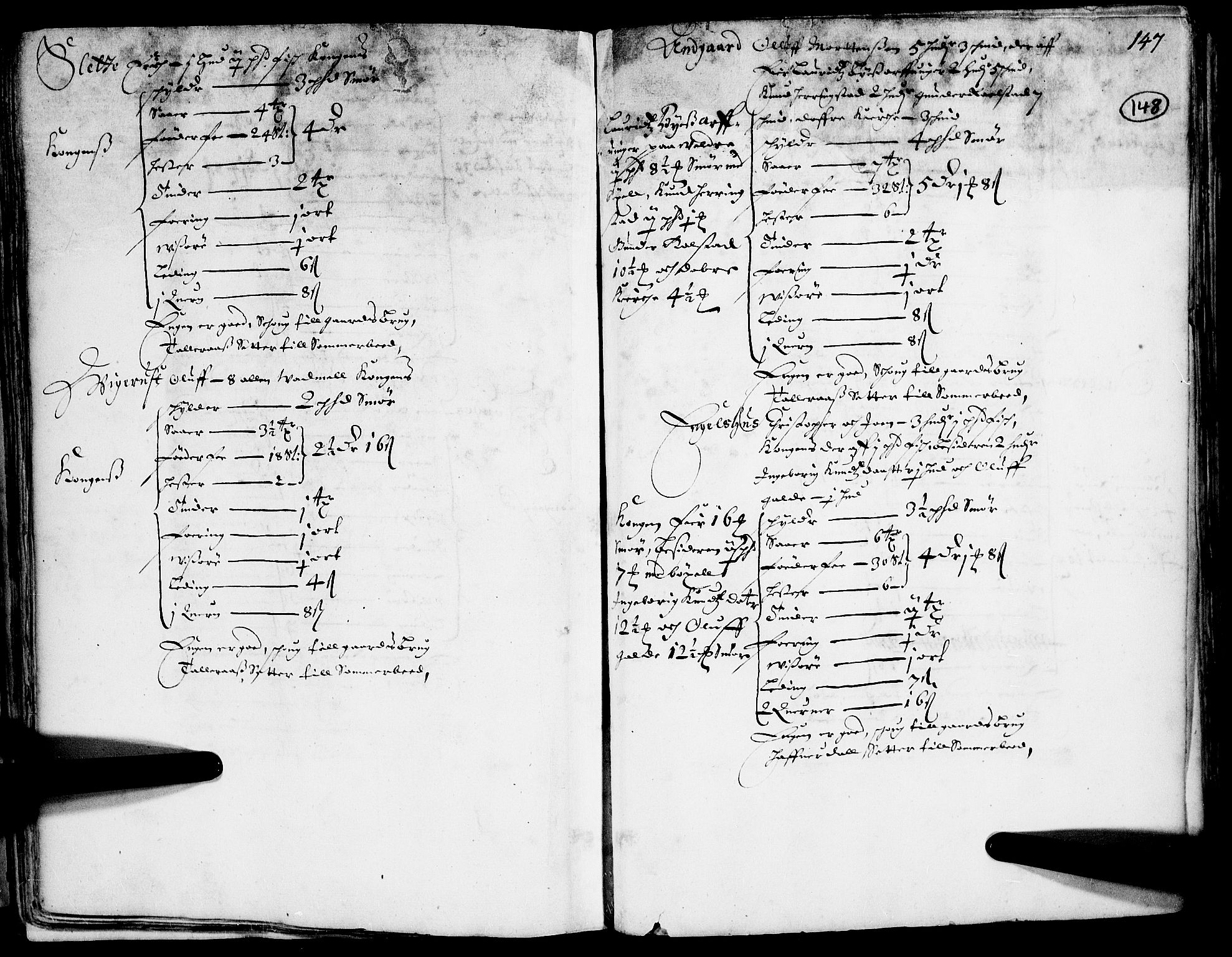 Rentekammeret inntil 1814, Realistisk ordnet avdeling, AV/RA-EA-4070/N/Nb/Nba/L0014: Gudbrandsdalen fogderi, 1. del, 1668, p. 147b-148a