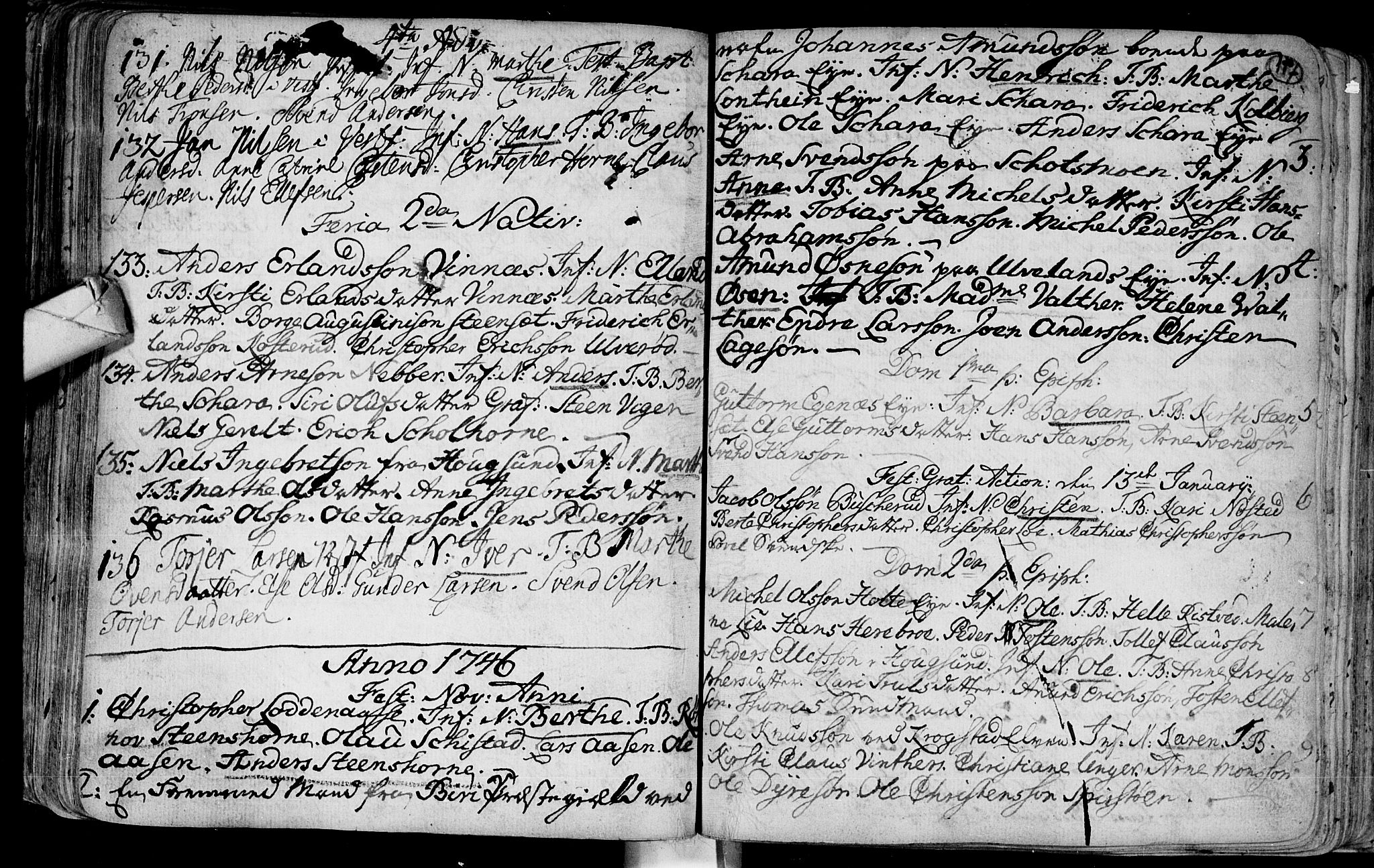 Eiker kirkebøker, SAKO/A-4/F/Fa/L0003: Parish register (official) no. I 3, 1724-1753, p. 117