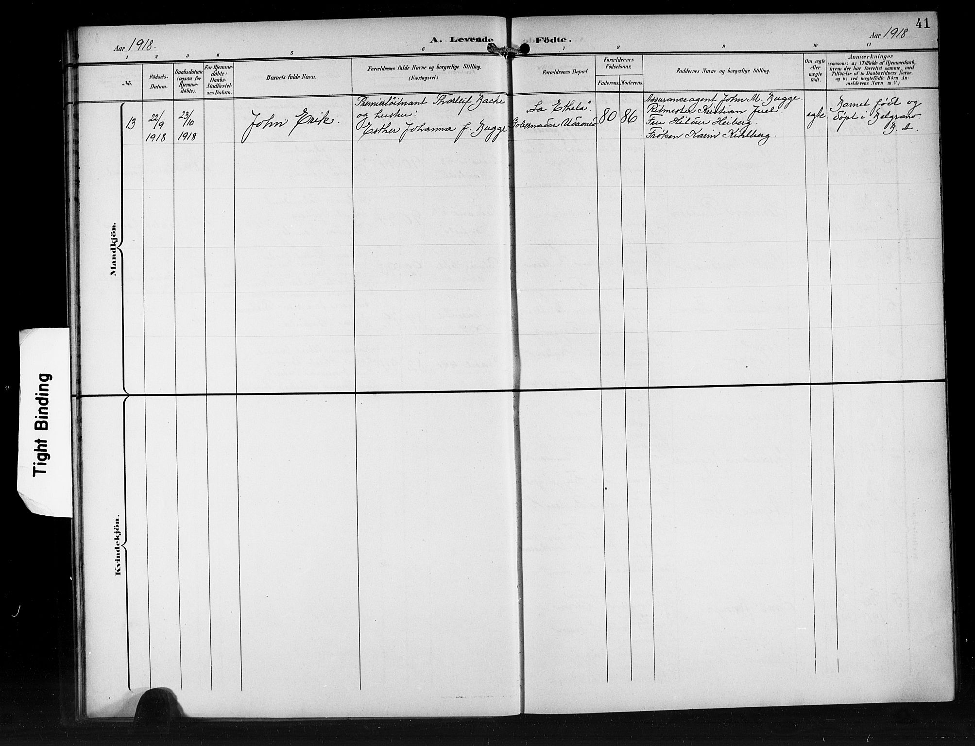 Den norske sjømannsmisjon i utlandet/Syd-Amerika (Buenos Aires m.fl.), AV/SAB-SAB/PA-0118/H/Ha/L0002: Parish register (official) no. A 2, 1899-1919, p. 41