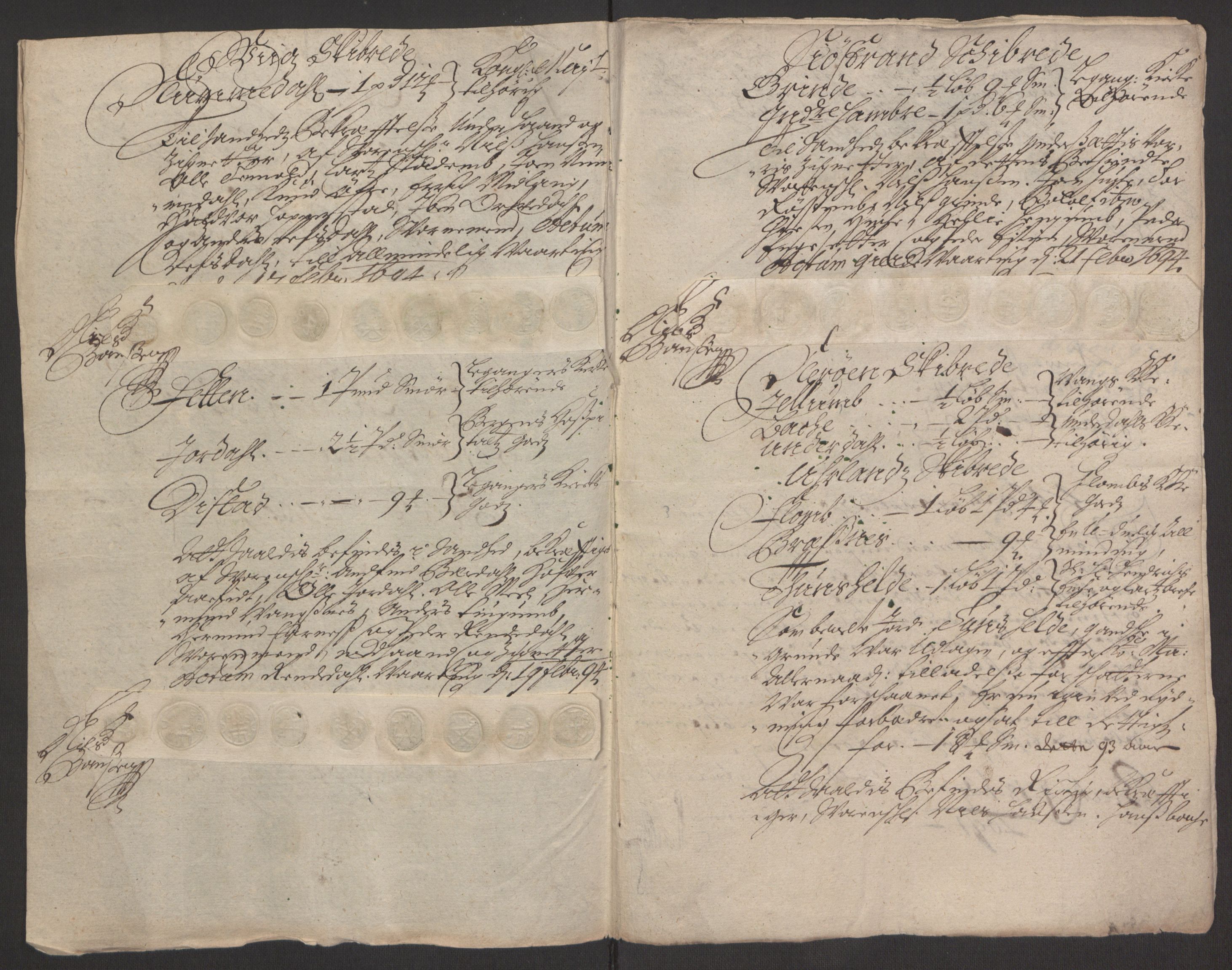 Rentekammeret inntil 1814, Reviderte regnskaper, Fogderegnskap, AV/RA-EA-4092/R52/L3307: Fogderegnskap Sogn, 1693-1694, p. 258