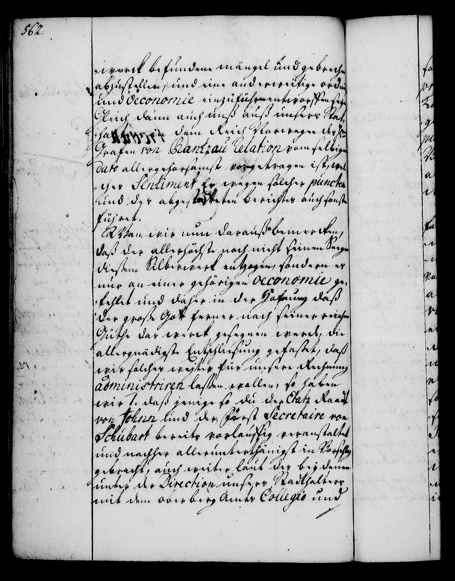 Rentekammeret, Kammerkanselliet, RA/EA-3111/G/Gg/Gga/L0003: Norsk ekspedisjonsprotokoll med register (merket RK 53.3), 1727-1734, p. 562