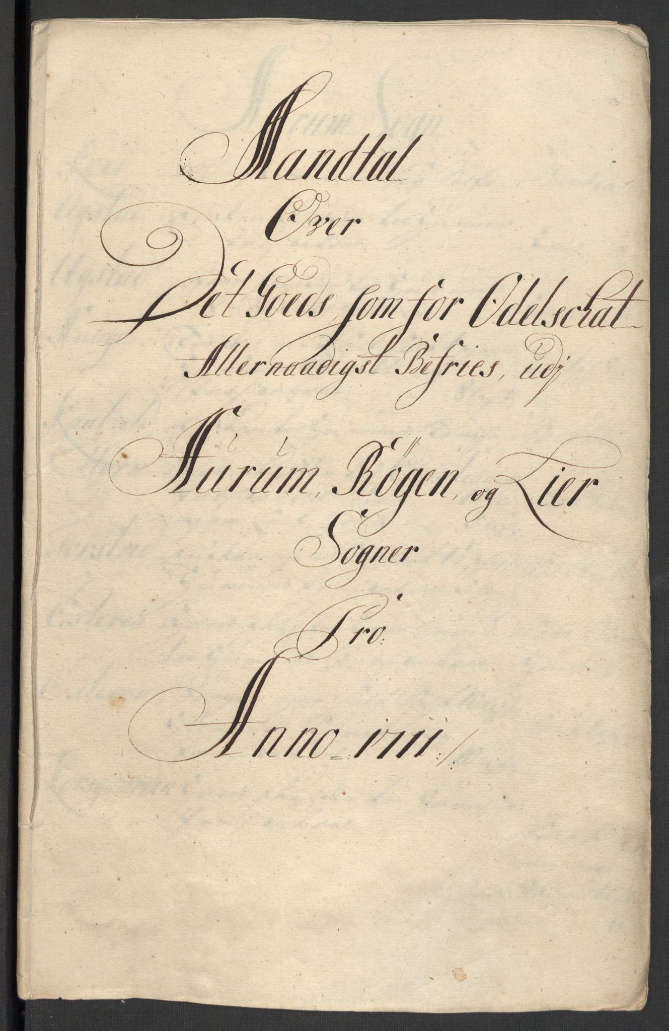 Rentekammeret inntil 1814, Reviderte regnskaper, Fogderegnskap, RA/EA-4092/R31/L1705: Fogderegnskap Hurum, Røyken, Eiker, Lier og Buskerud, 1711, p. 279