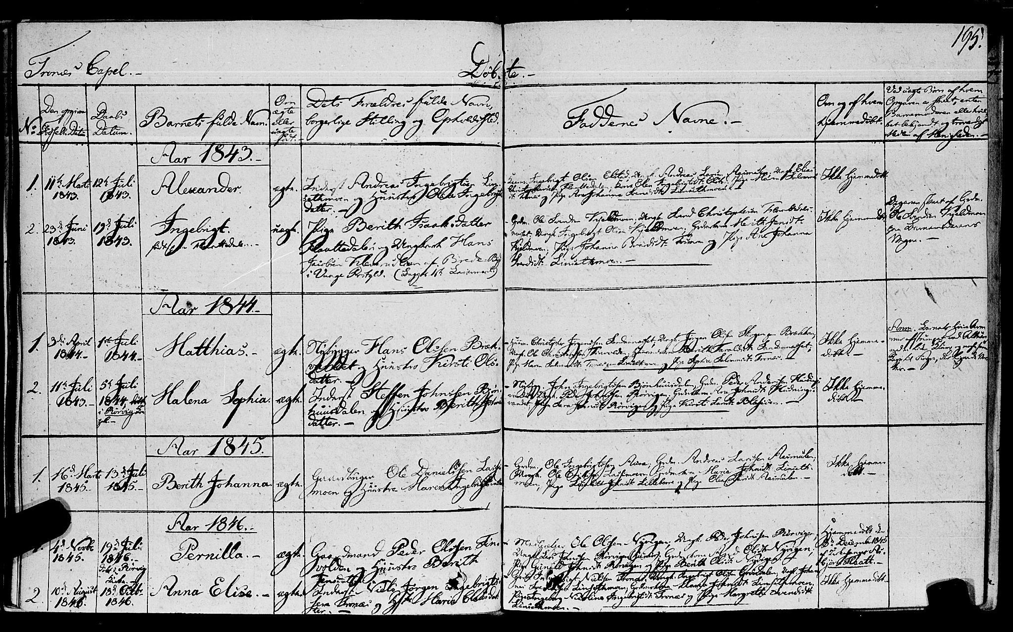 Ministerialprotokoller, klokkerbøker og fødselsregistre - Nord-Trøndelag, SAT/A-1458/762/L0538: Parish register (official) no. 762A02 /2, 1833-1879, p. 195