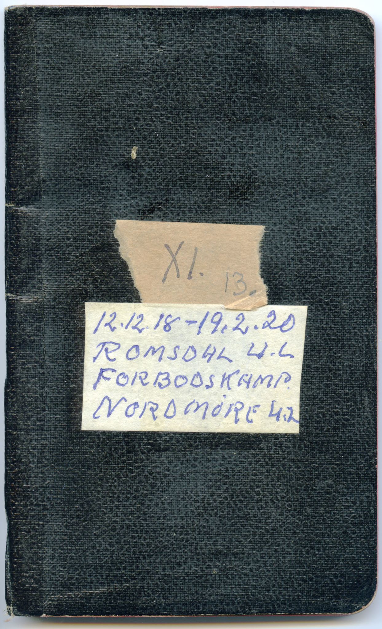 Gerhard Kjølås-arkivet, FMFB/A-1081/F/L0013: Bok XI, 1918-1920