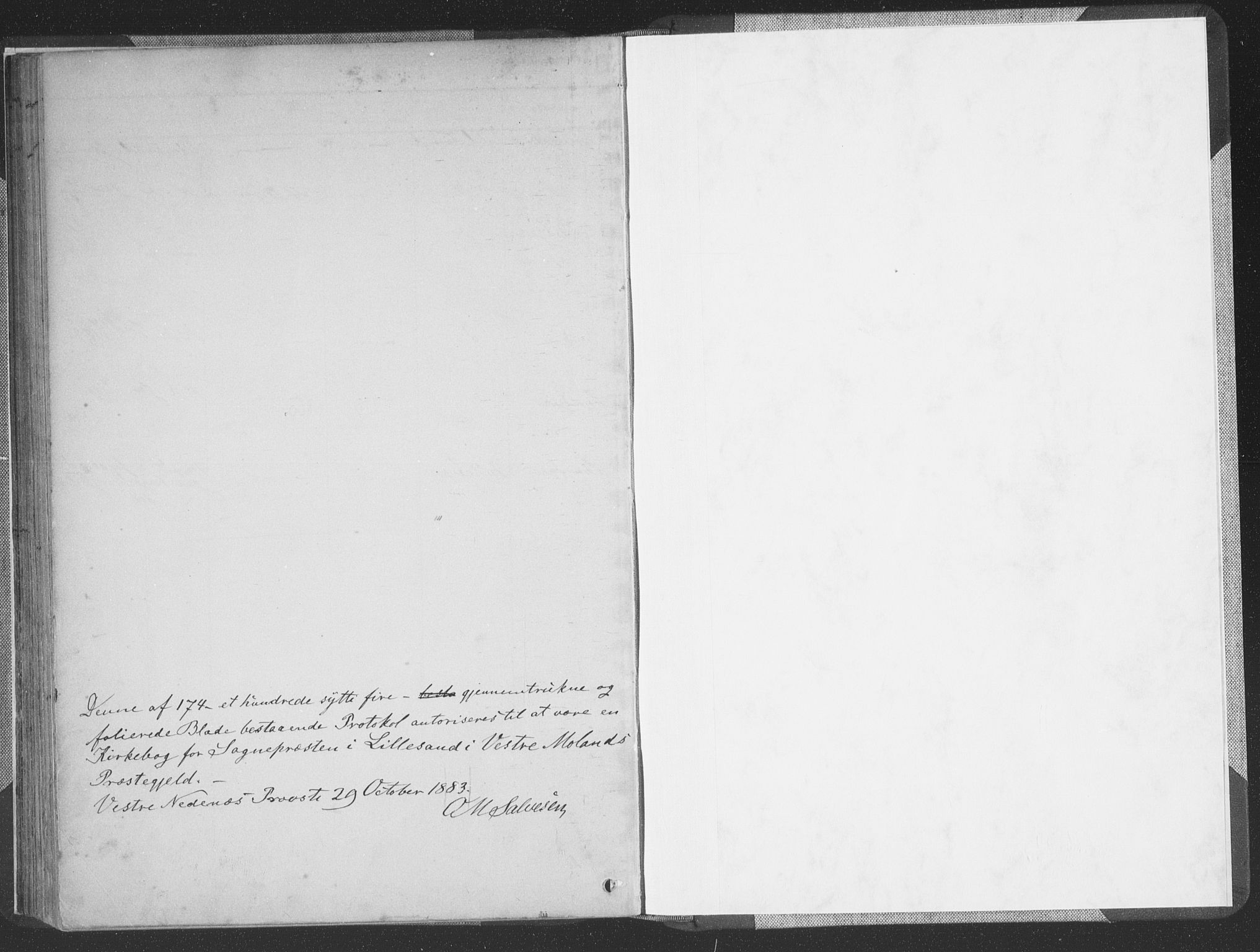 Vestre Moland sokneprestkontor, AV/SAK-1111-0046/F/Fa/Faa/L0001: Parish register (official) no. A 1, 1884-1899