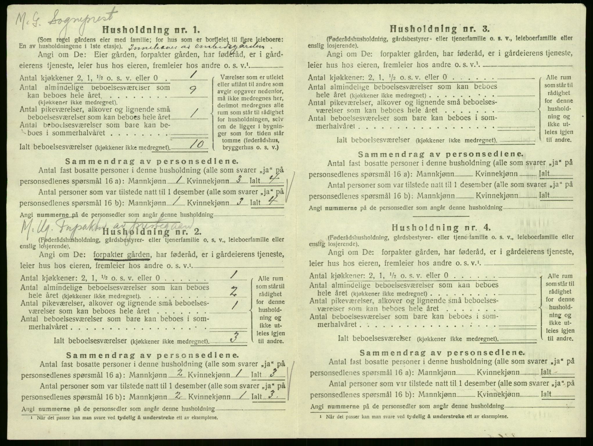 SAKO, 1920 census for Sem, 1920, p. 639