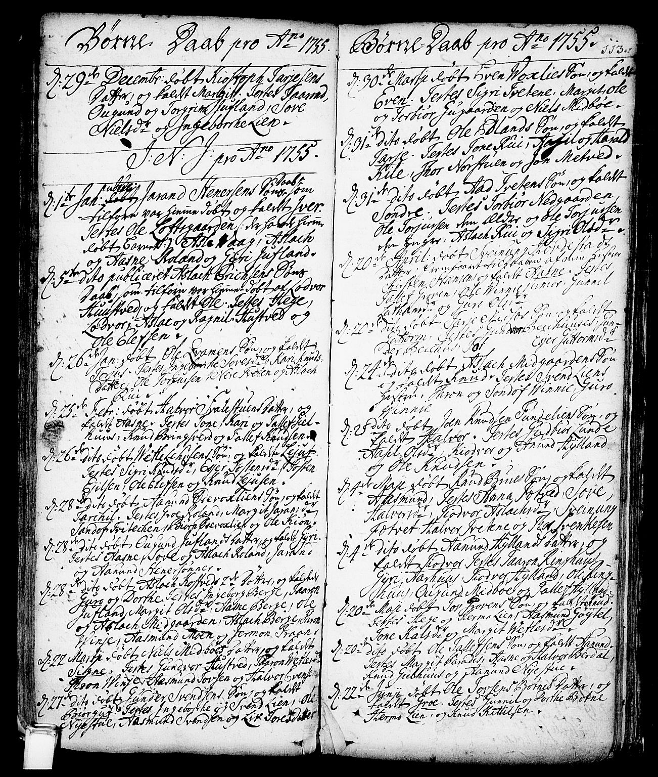Vinje kirkebøker, SAKO/A-312/F/Fa/L0001: Parish register (official) no. I 1, 1717-1766, p. 113