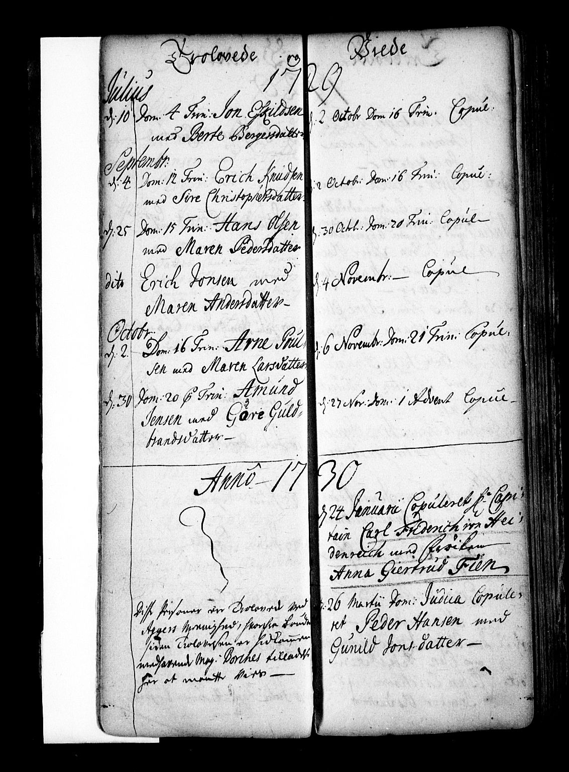 Enebakk prestekontor Kirkebøker, AV/SAO-A-10171c/F/Fa/L0001: Parish register (official) no. I 1, 1719-1754