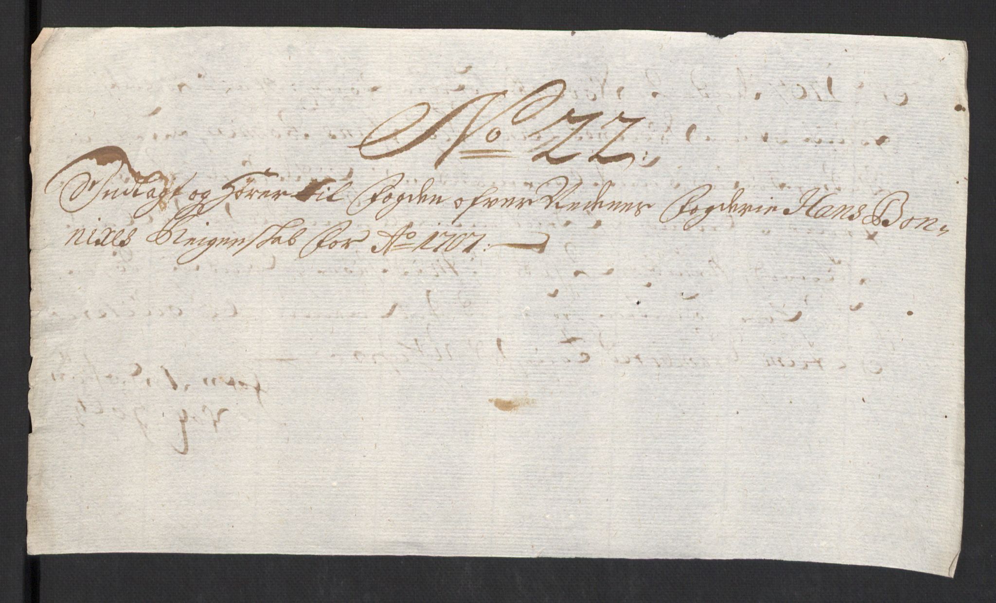 Rentekammeret inntil 1814, Reviderte regnskaper, Fogderegnskap, AV/RA-EA-4092/R39/L2318: Fogderegnskap Nedenes, 1706-1709, p. 185