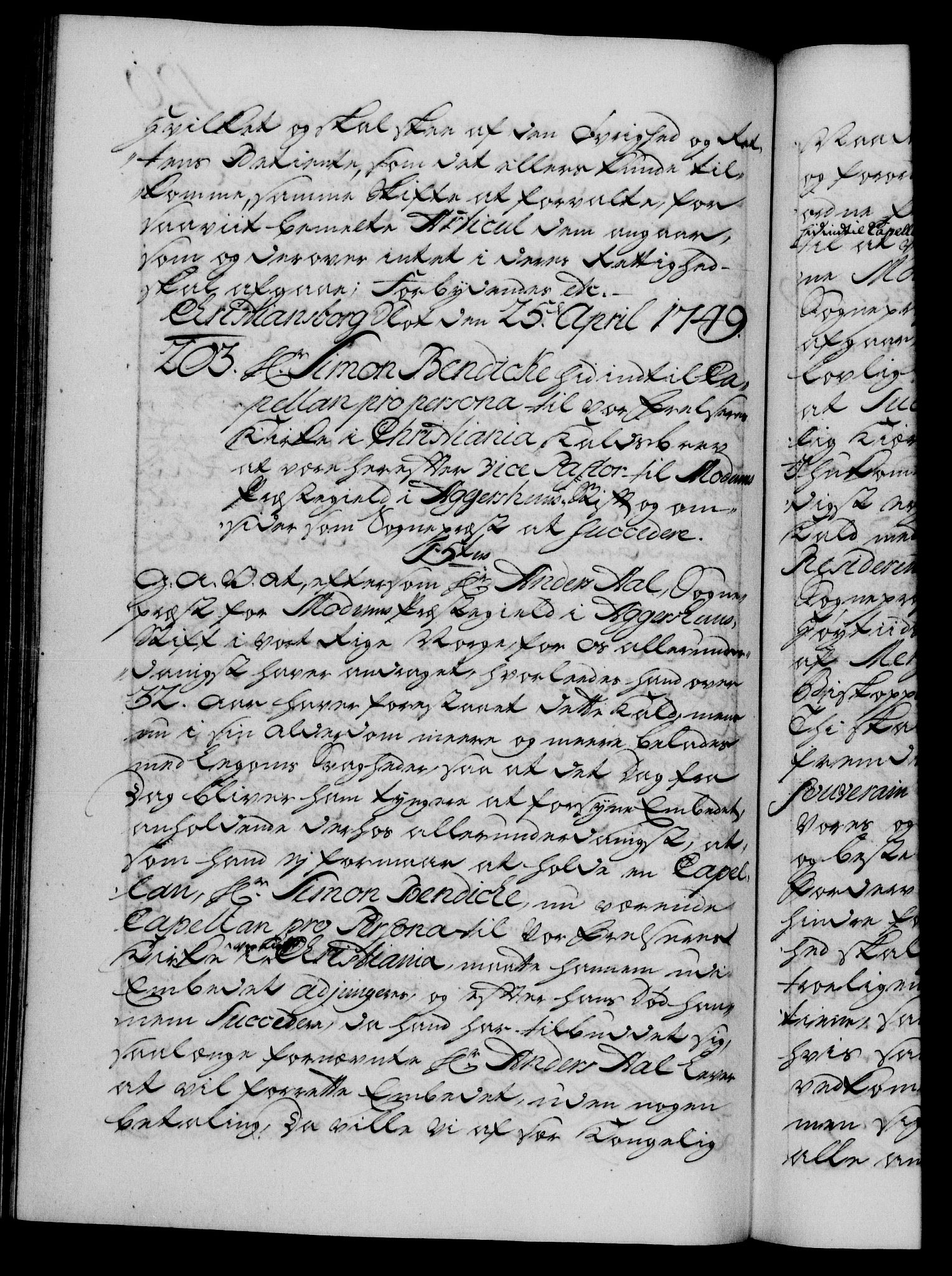 Danske Kanselli 1572-1799, RA/EA-3023/F/Fc/Fca/Fcaa/L0036: Norske registre, 1749-1750, p. 120b