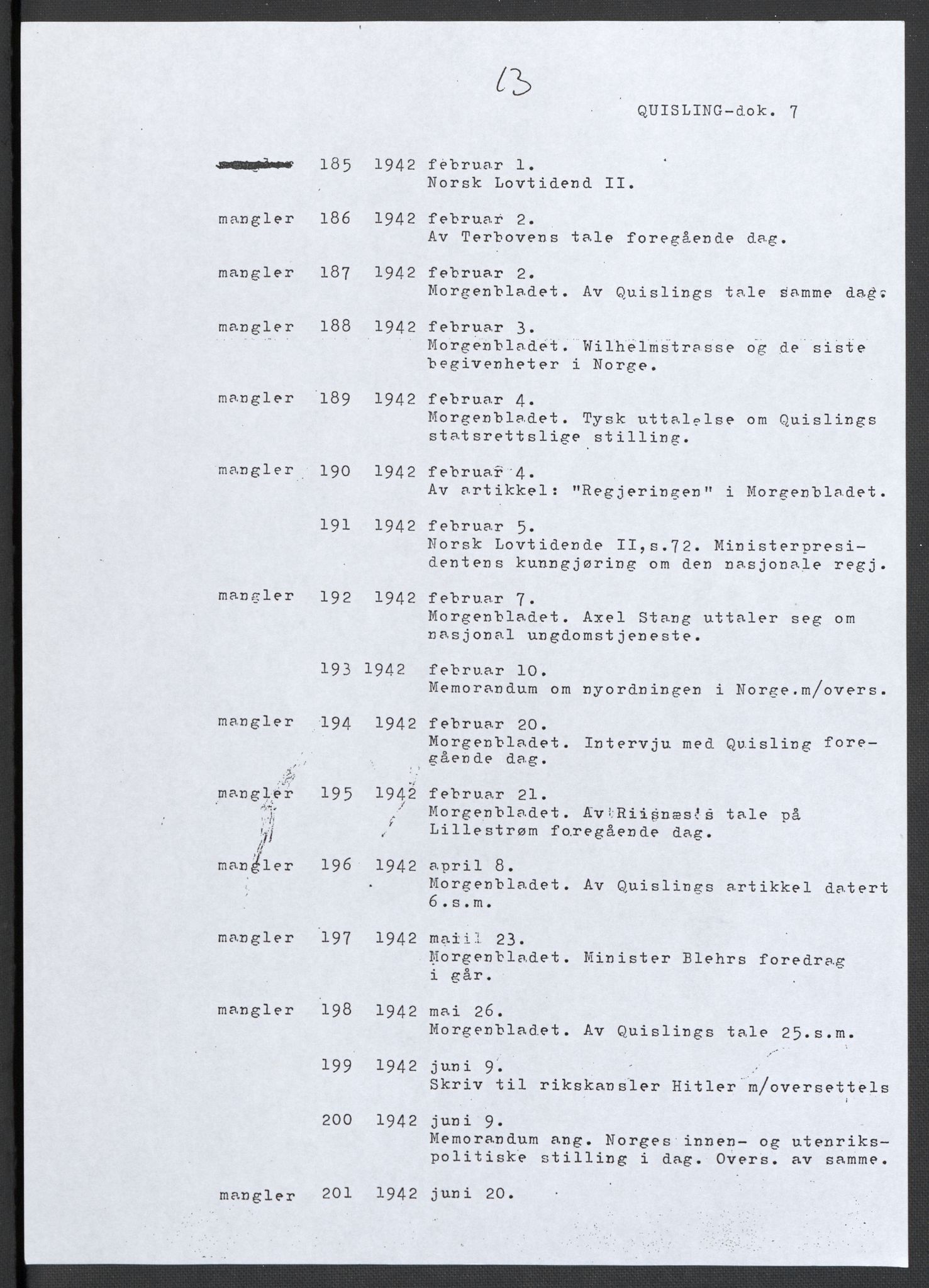 Landssvikarkivet, Oslo politikammer, AV/RA-S-3138-01/D/Da/L0003: Dnr. 29, 1945, p. 16