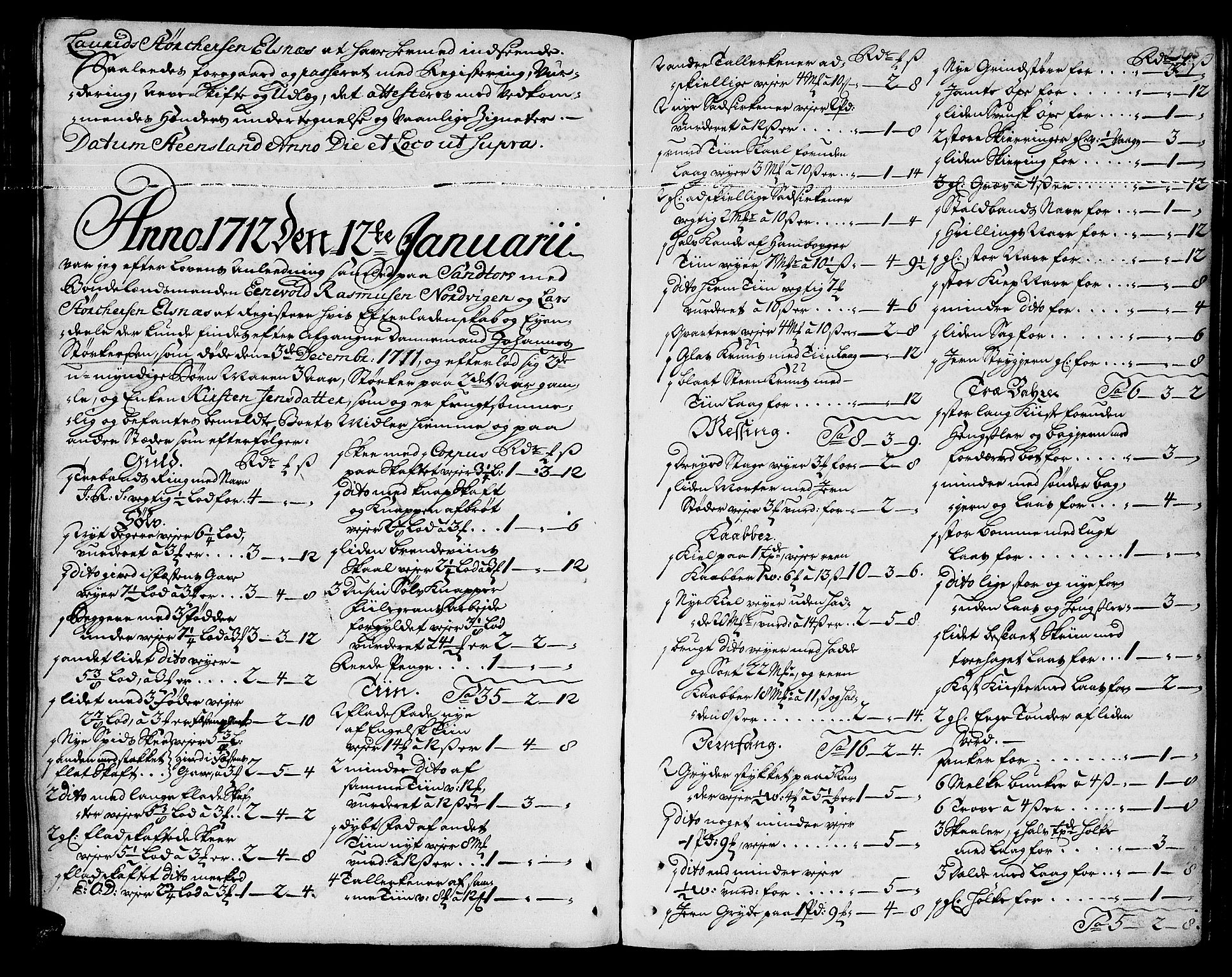 Sorenskriveren i Senja (-1755), SATØ/S-0260, 1706-1712, p. 224b-225a