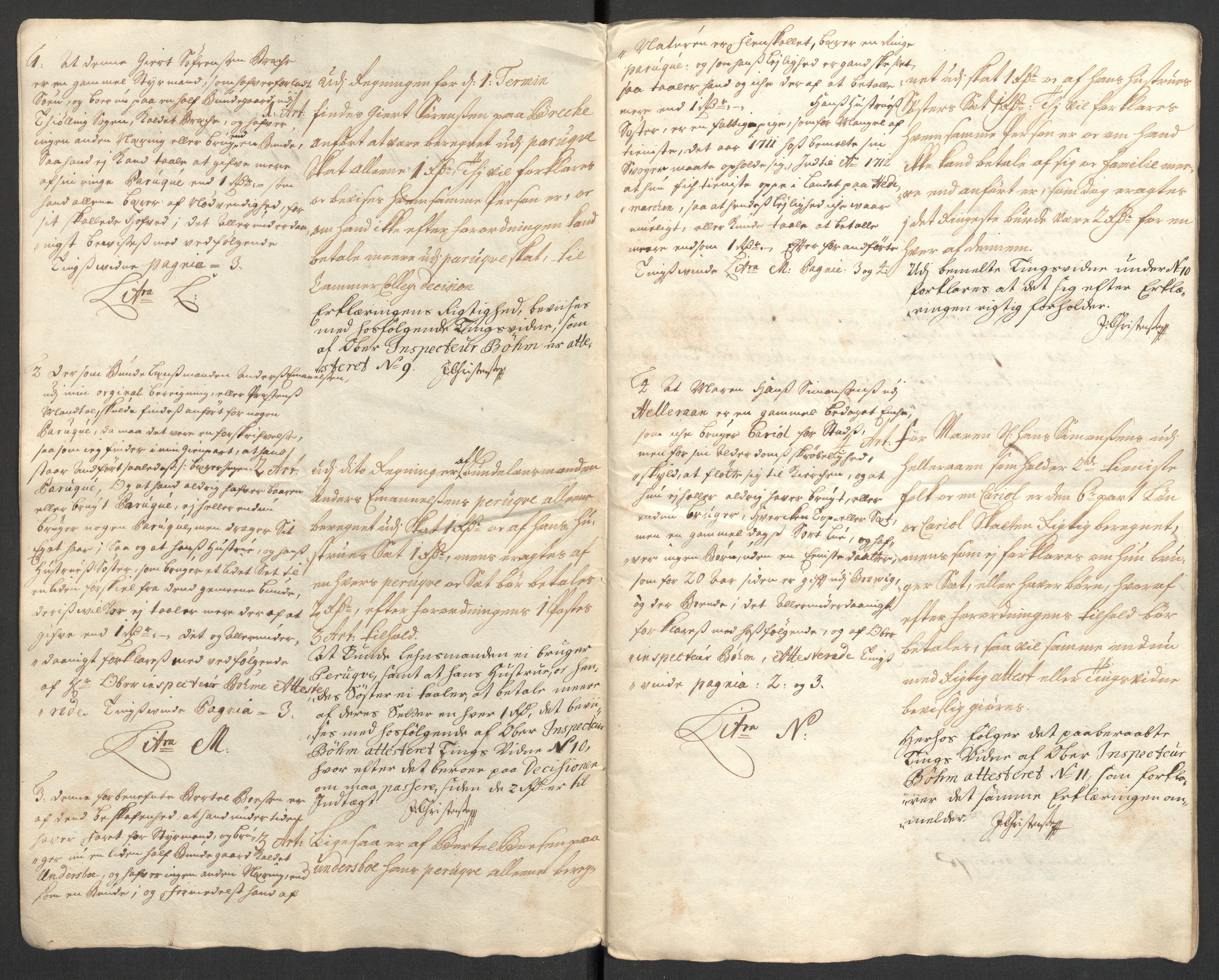 Rentekammeret inntil 1814, Reviderte regnskaper, Fogderegnskap, AV/RA-EA-4092/R33/L1983: Fogderegnskap Larvik grevskap, 1711, p. 244