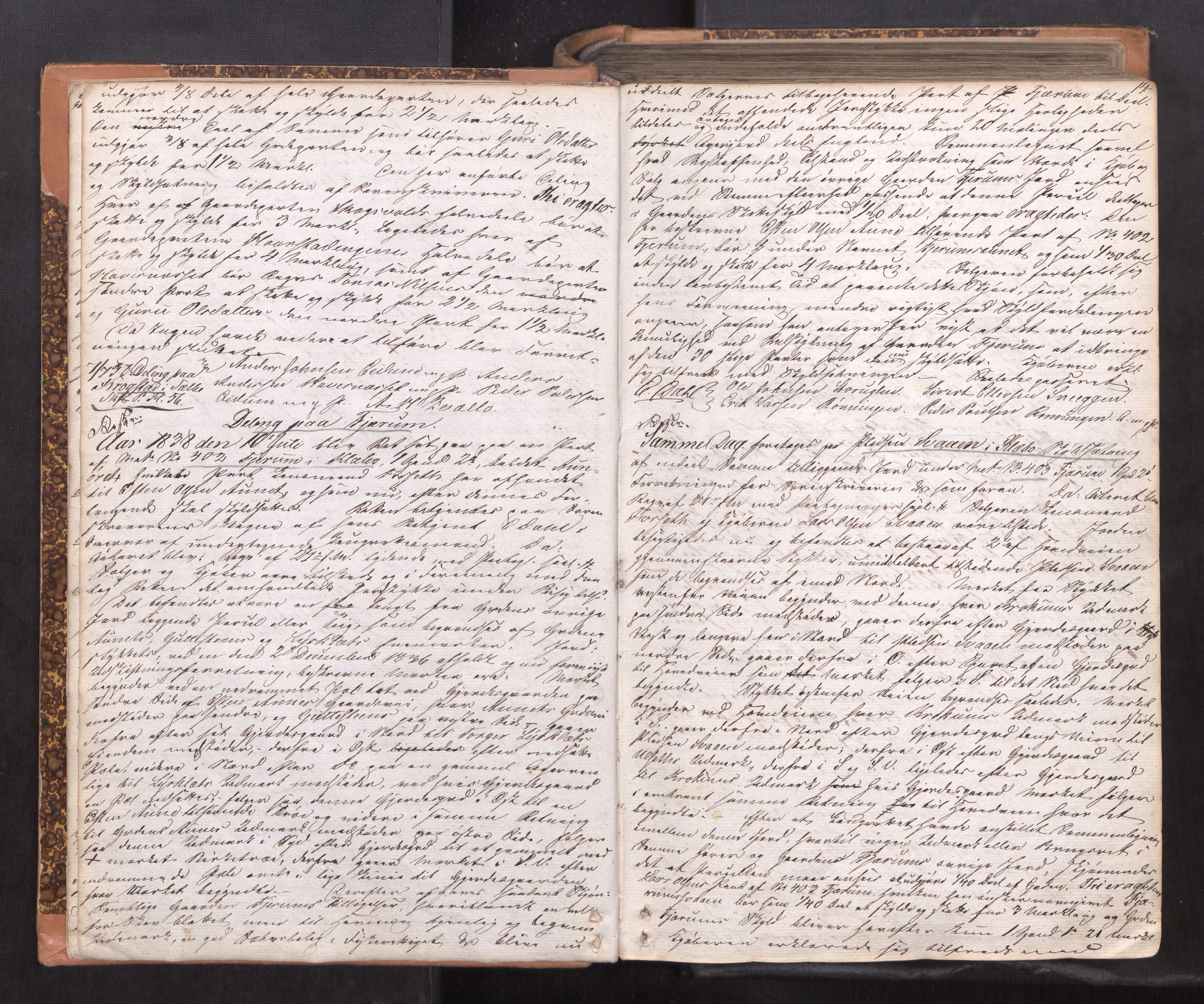 Strinda og Selbu sorenskriveri, AV/SAT-A-0015/1/1B/L0002: Ekstrarettsprot. 1b, 1837-1859, p. 13b-14a
