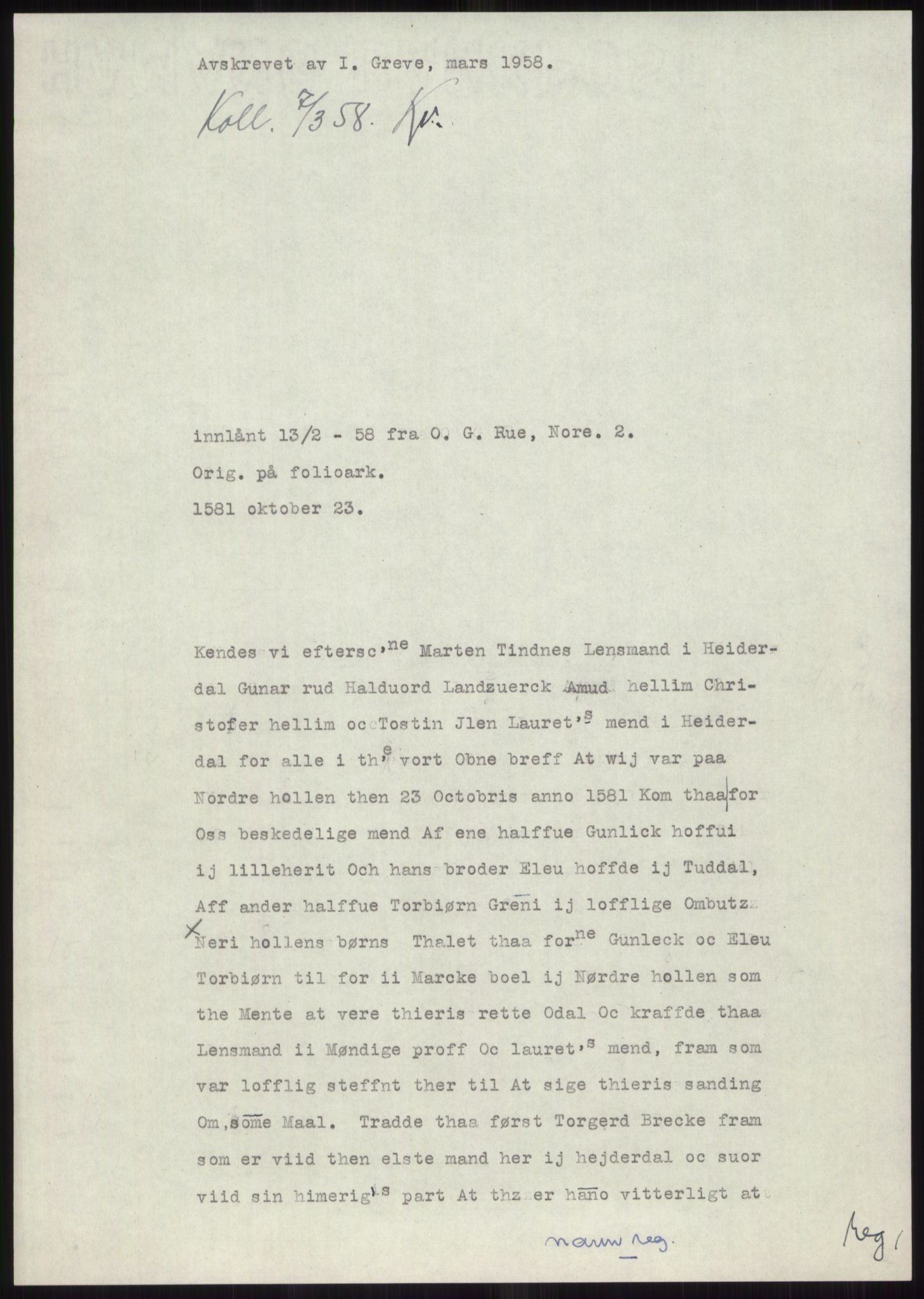 Samlinger til kildeutgivelse, Diplomavskriftsamlingen, RA/EA-4053/H/Ha, p. 2834