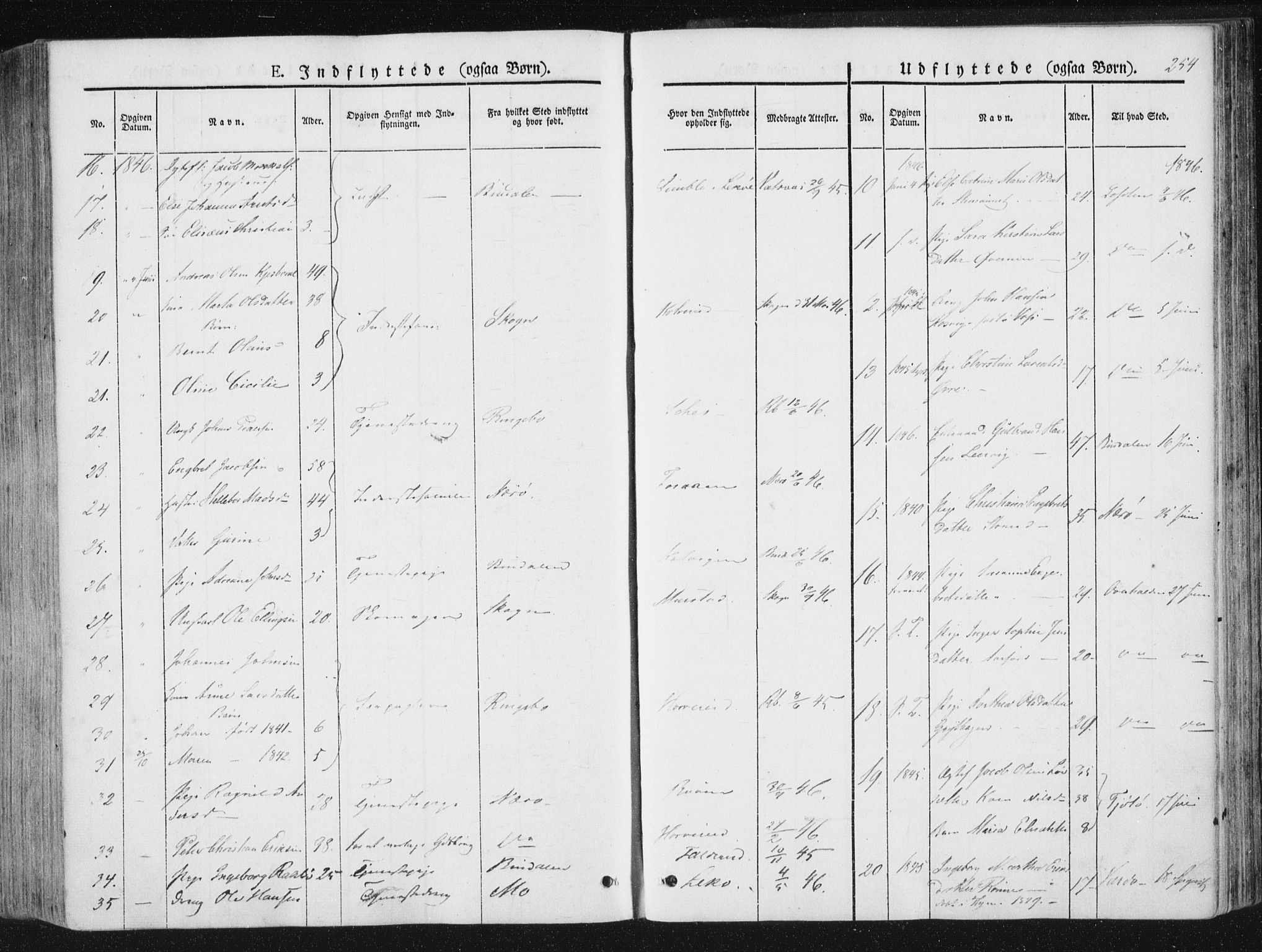 Ministerialprotokoller, klokkerbøker og fødselsregistre - Nord-Trøndelag, SAT/A-1458/780/L0640: Parish register (official) no. 780A05, 1845-1856, p. 254