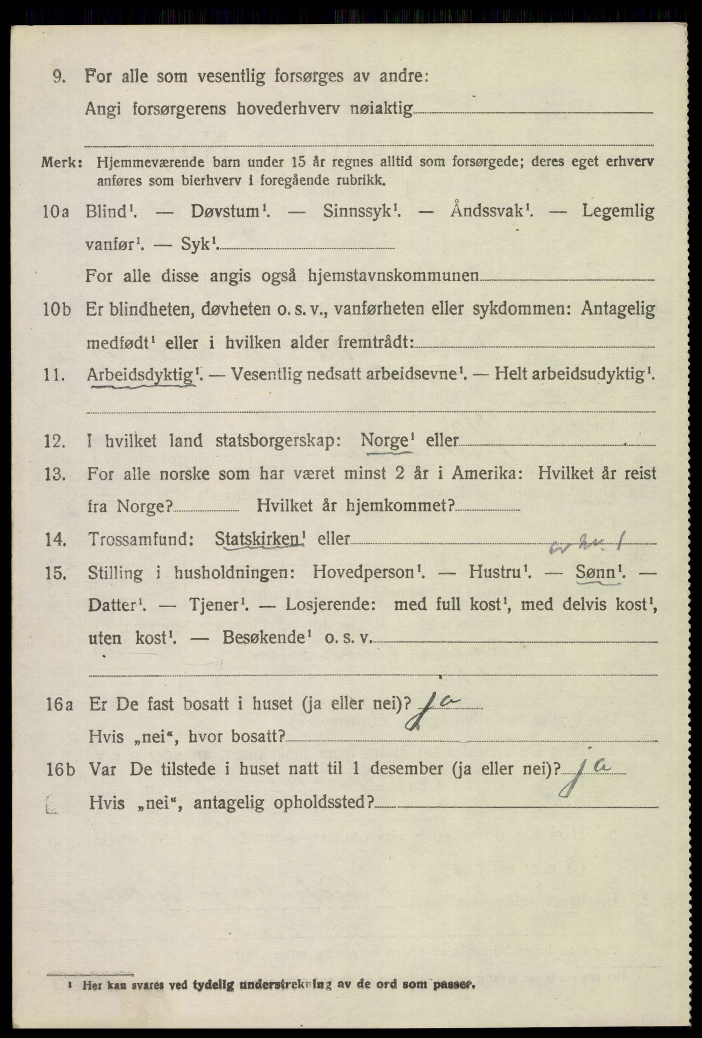 SAH, 1920 census for Eidskog, 1920, p. 3020