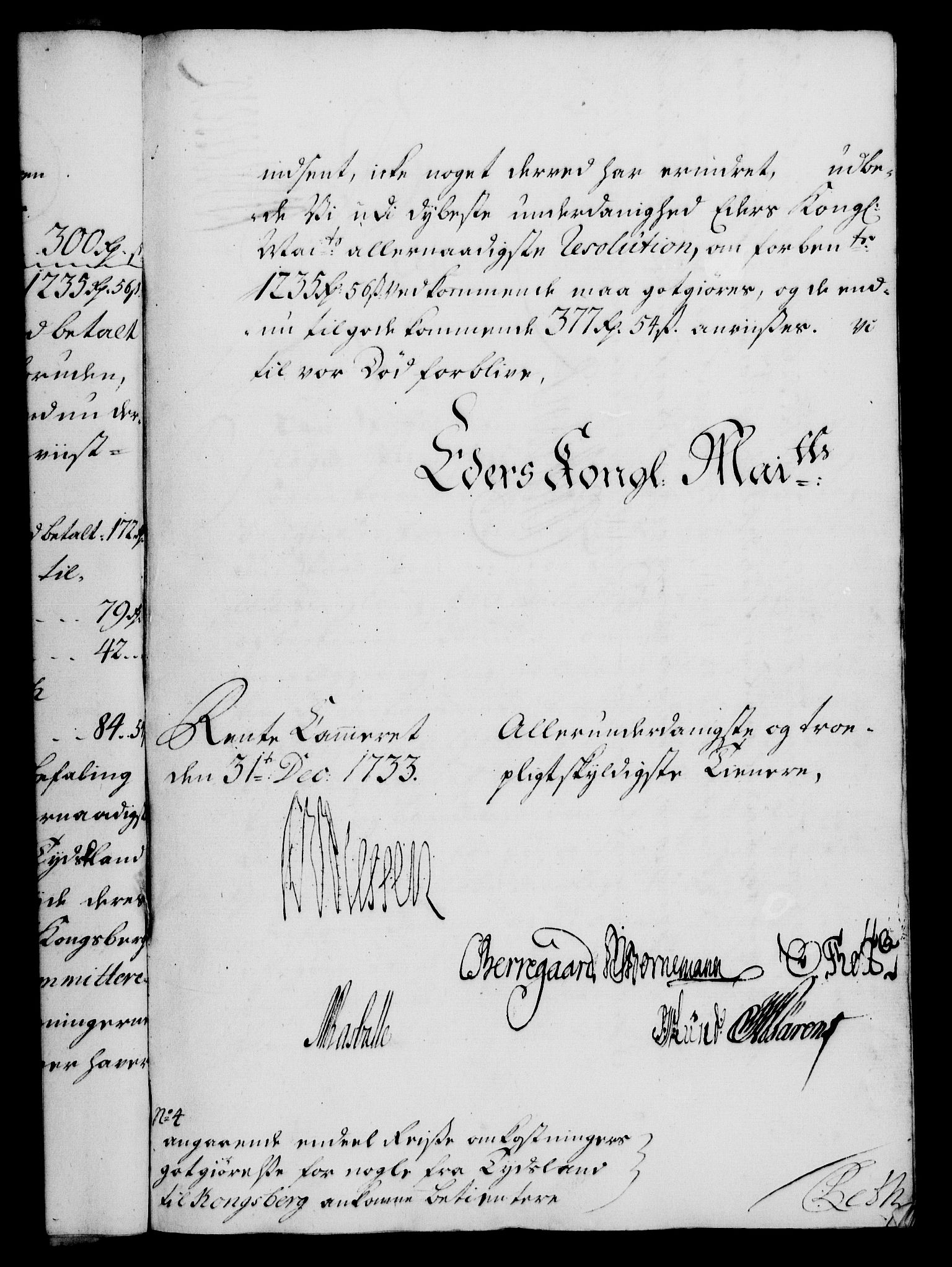 Rentekammeret, Kammerkanselliet, RA/EA-3111/G/Gf/Gfa/L0017: Norsk relasjons- og resolusjonsprotokoll (merket RK 52.17), 1734, p. 27