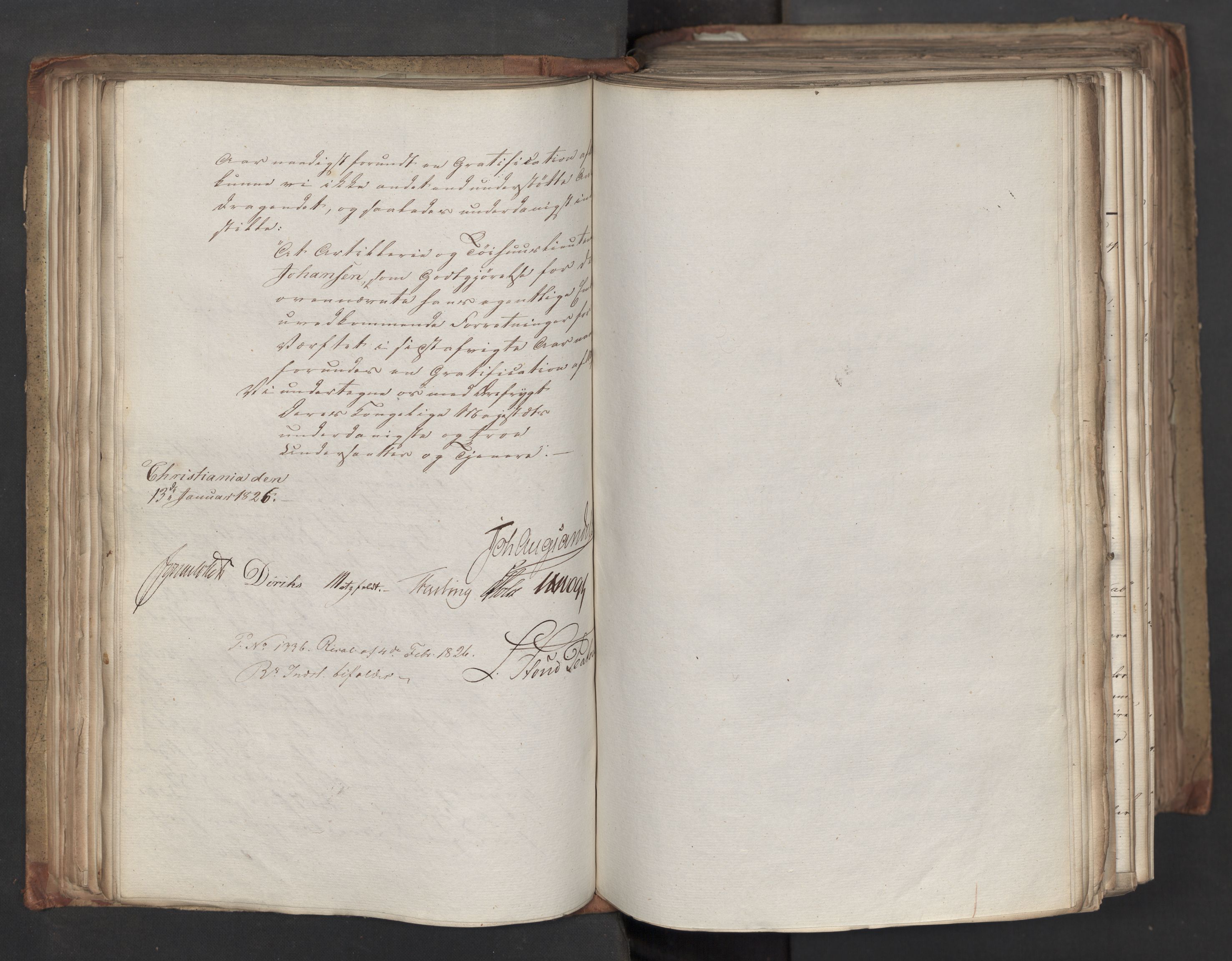 Statsrådsavdelingen i Stockholm, AV/RA-S-1003/D/Da/L0045: Regjeringsinnstillinger nr. 3067-3307, 1826, p. 93